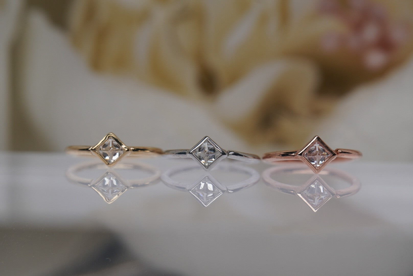 Mae Seamless Ring- 18g 5/16" with Crystals