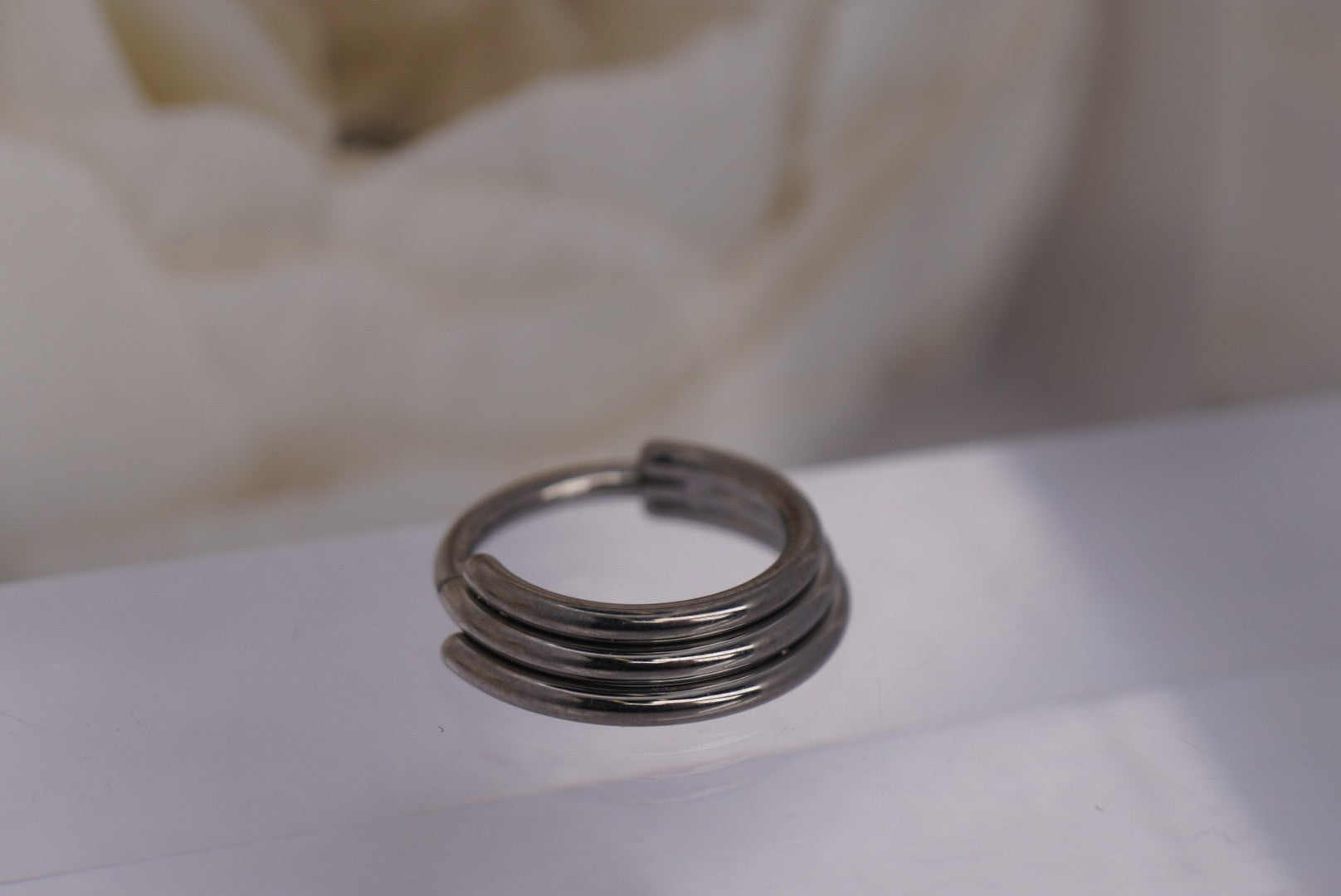 Triple Stack Clicker in Titanium