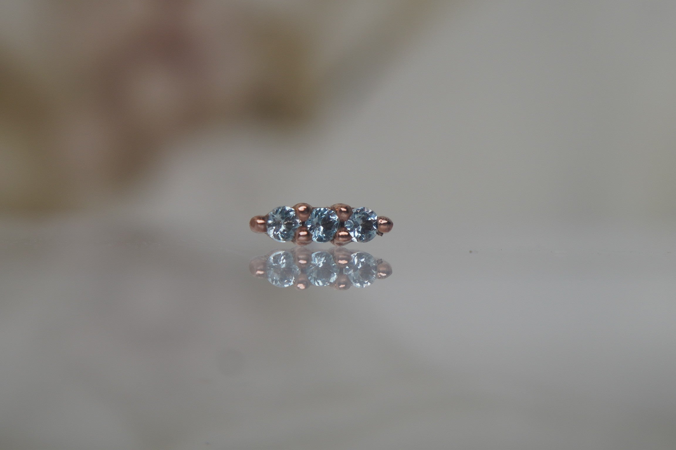 Mishka Prong #3 with London Blue Topaz