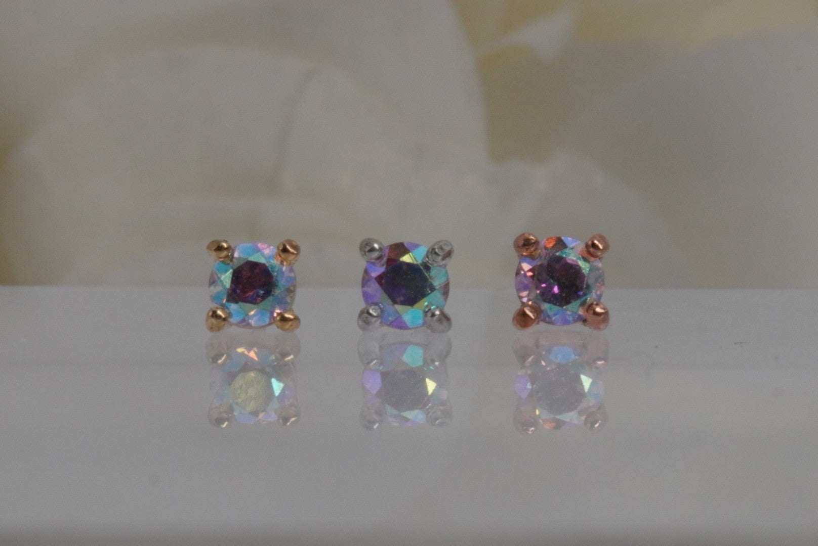 Prong with Mercury Mist Topaz
