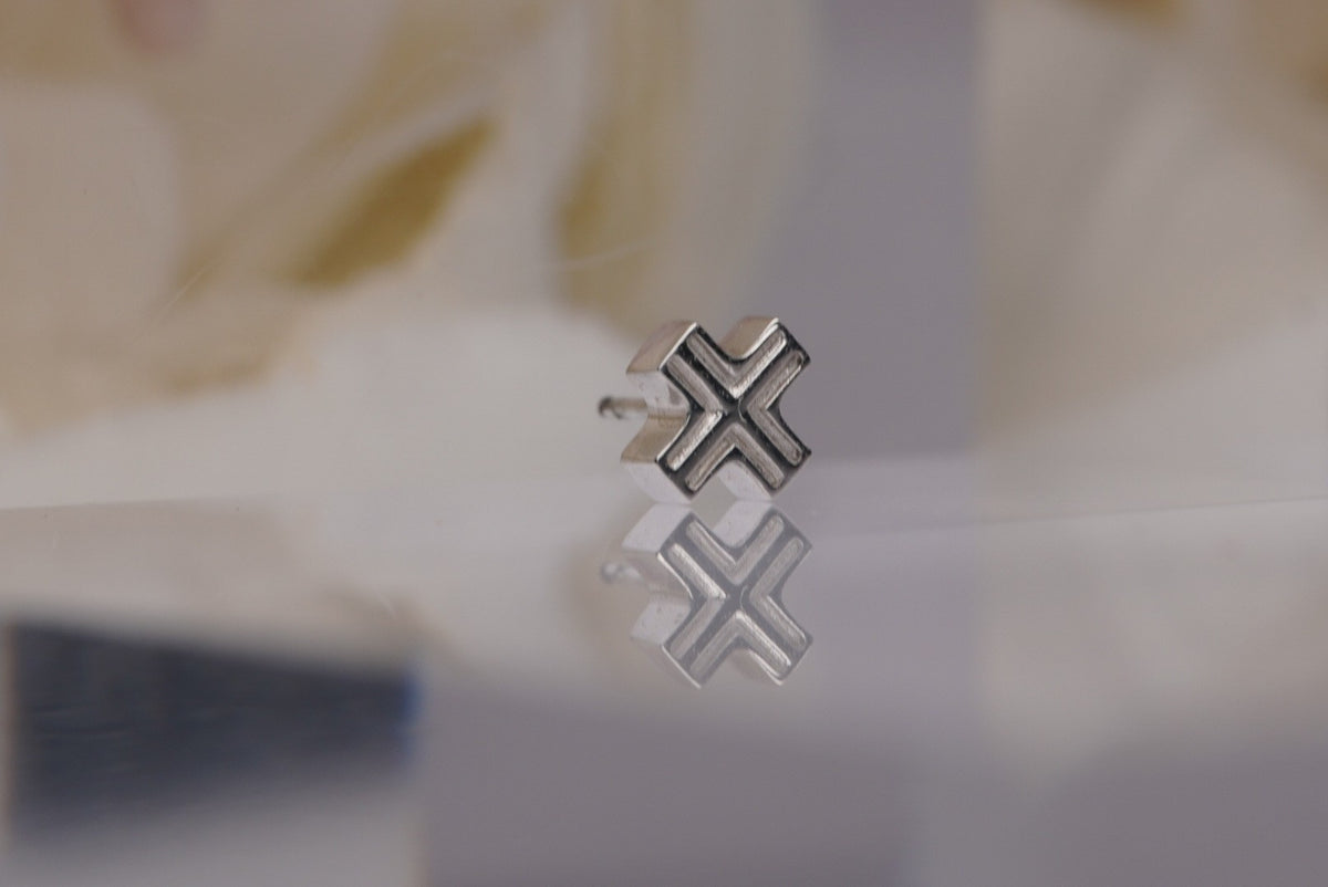 Tether 14k "Pillar" X Threadless Yellow gold white gold rose gold