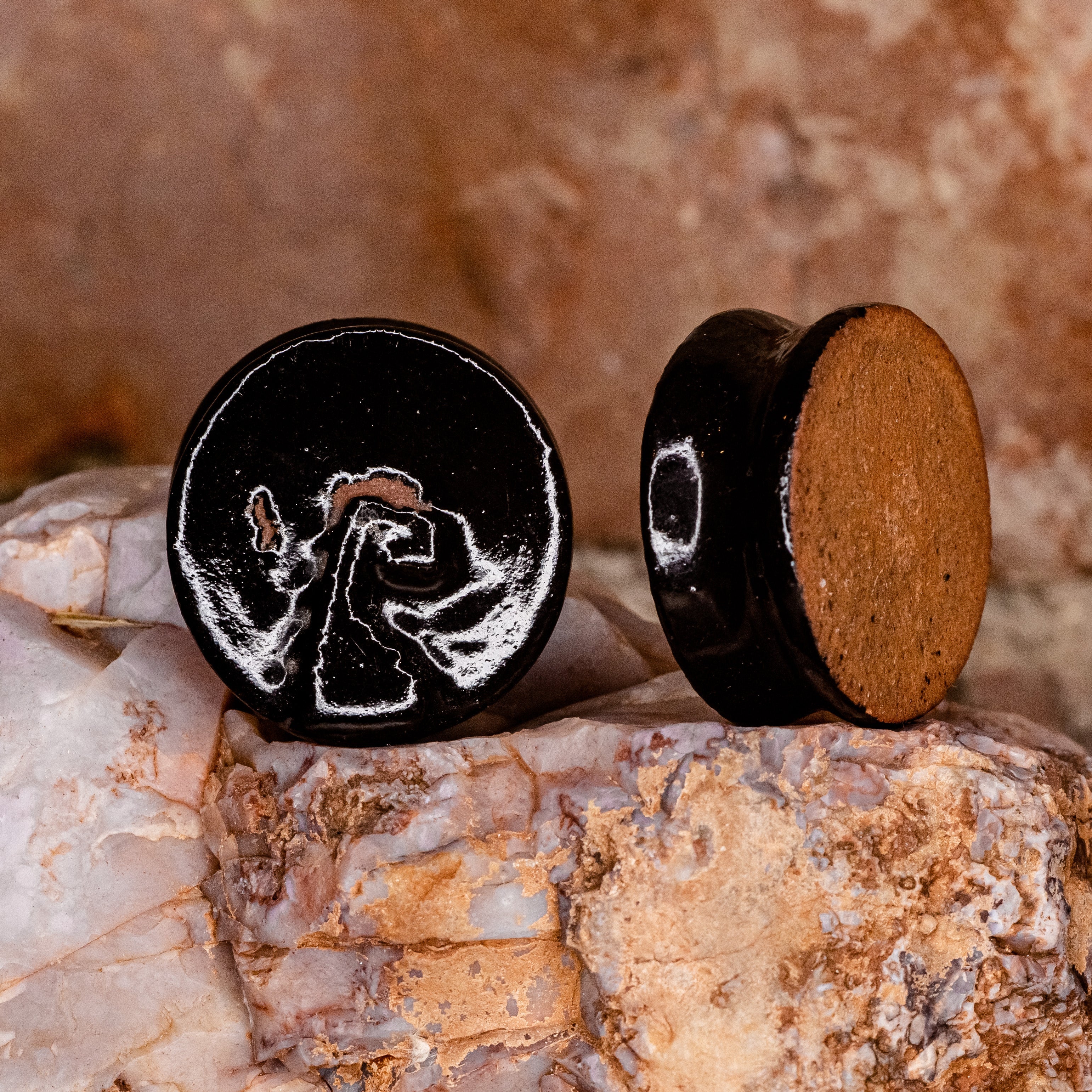 Black Plug-  1 1/8" ID  1 1/4" OD