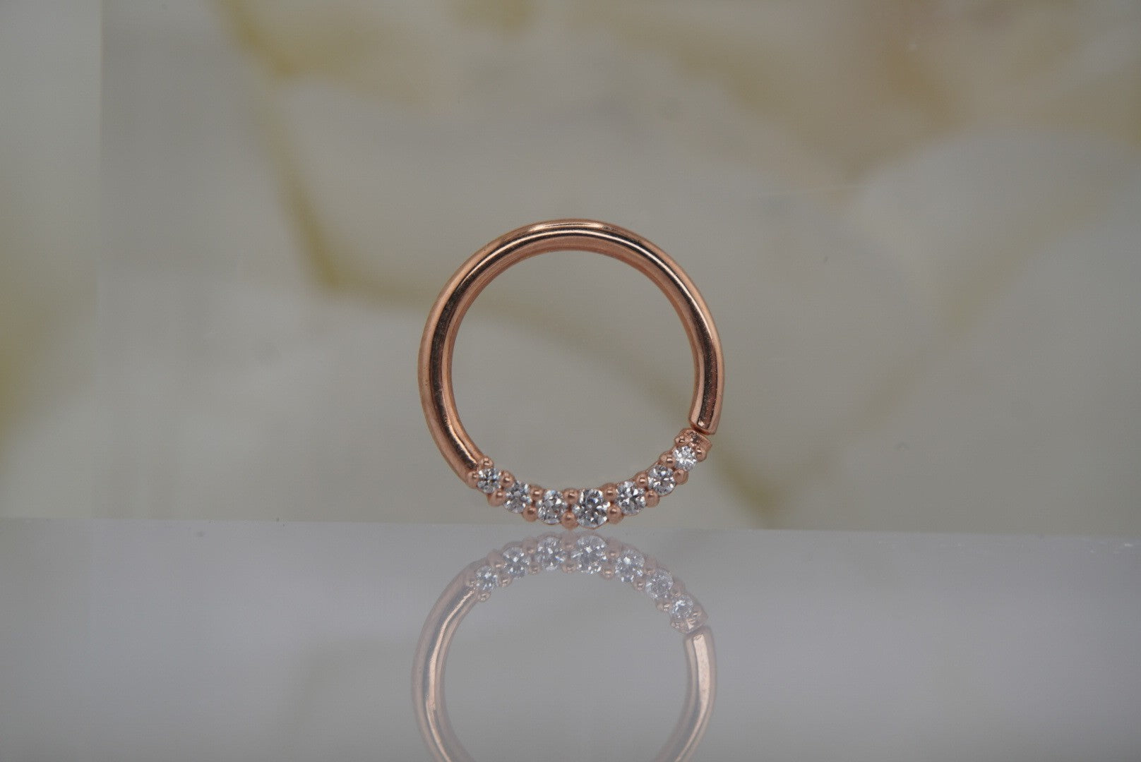 Audrey Seamless Ring- 16g 3/8"