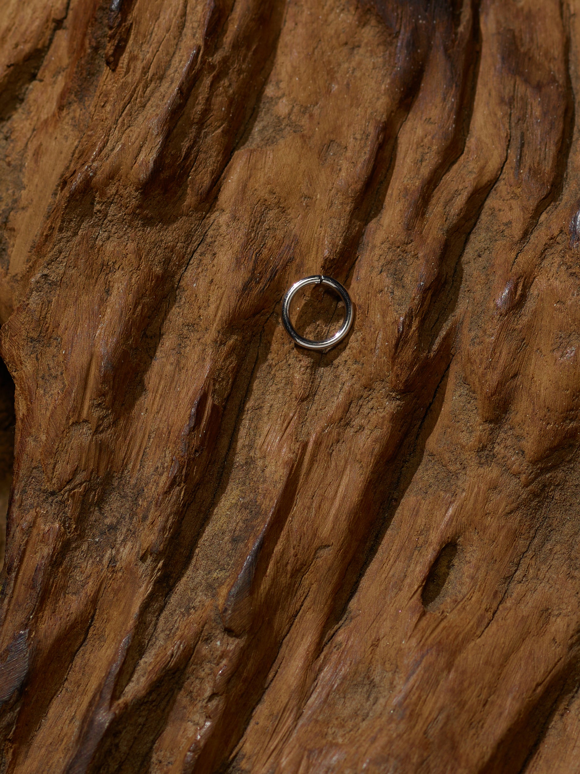 16g Heart Seamless Ring in Gold
