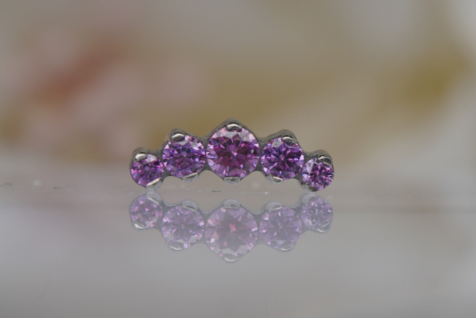 Fancy Purple Crystal Prium- 12/14g