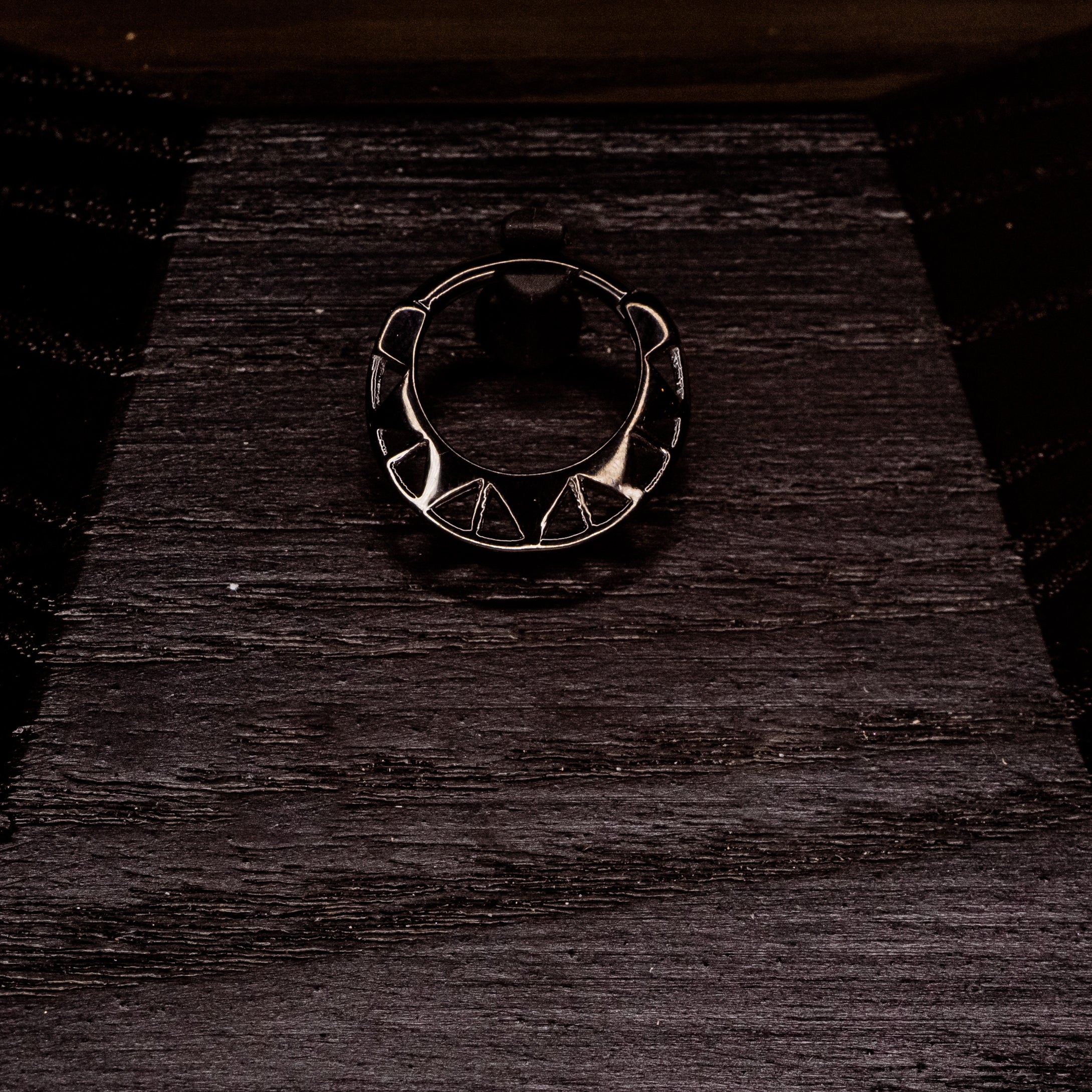 Star Child- Black Obsidian- 14g 3/8"
