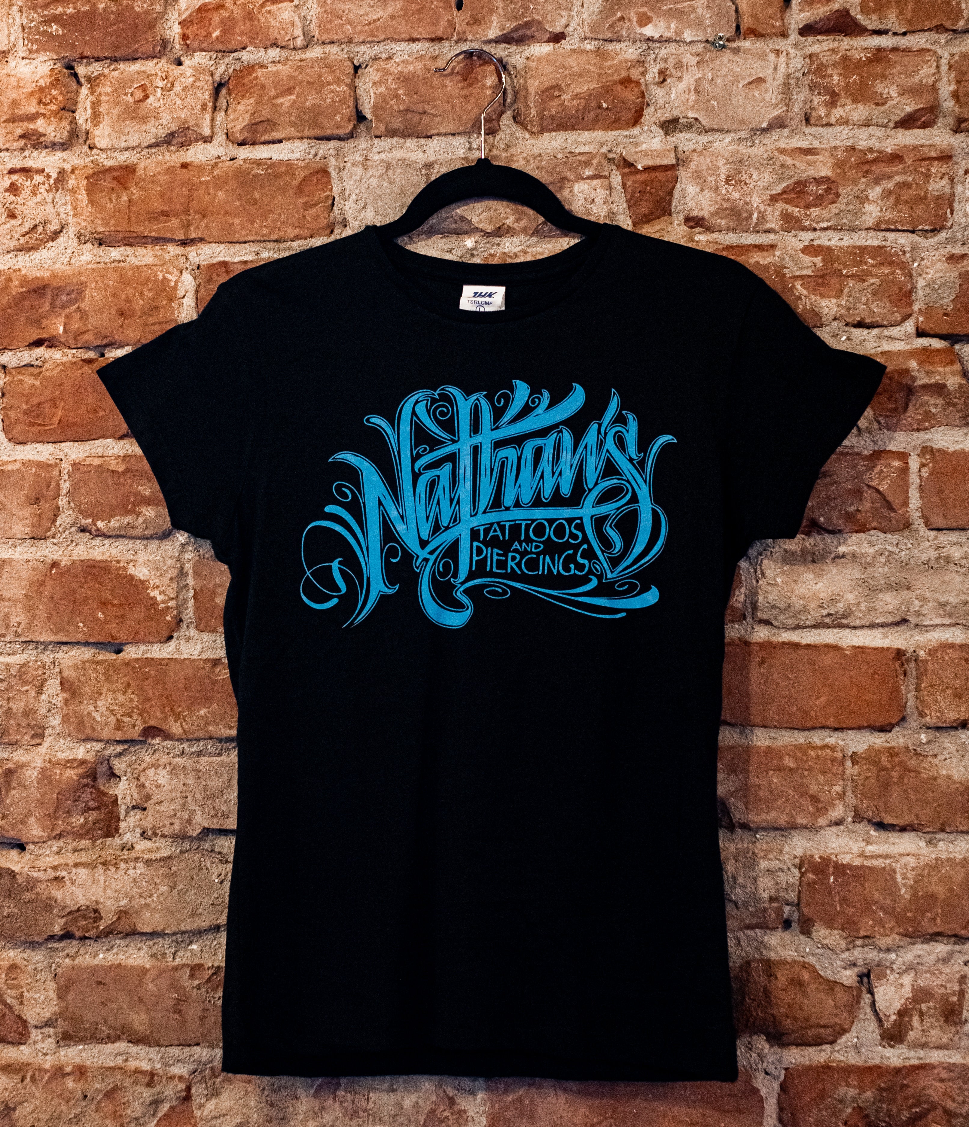 Women's "Nathan's 25th Anniversary" T-Shirt in Blue- MEDIUM