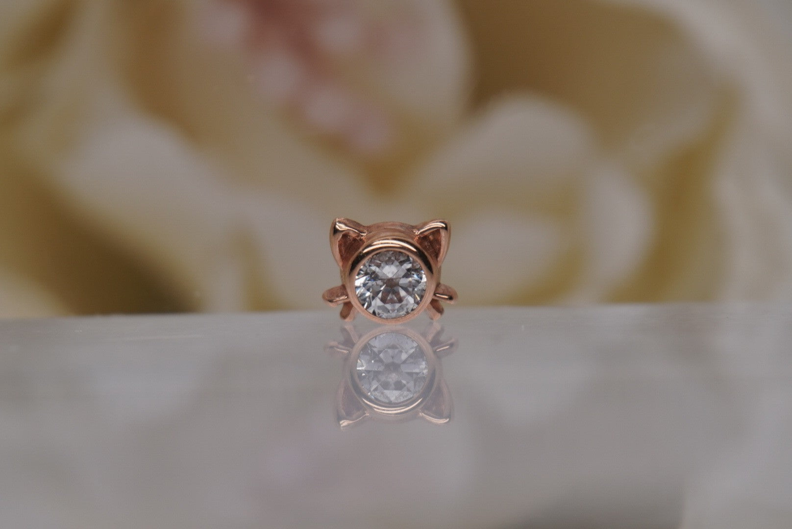 Kitty Head in Gold- 16g