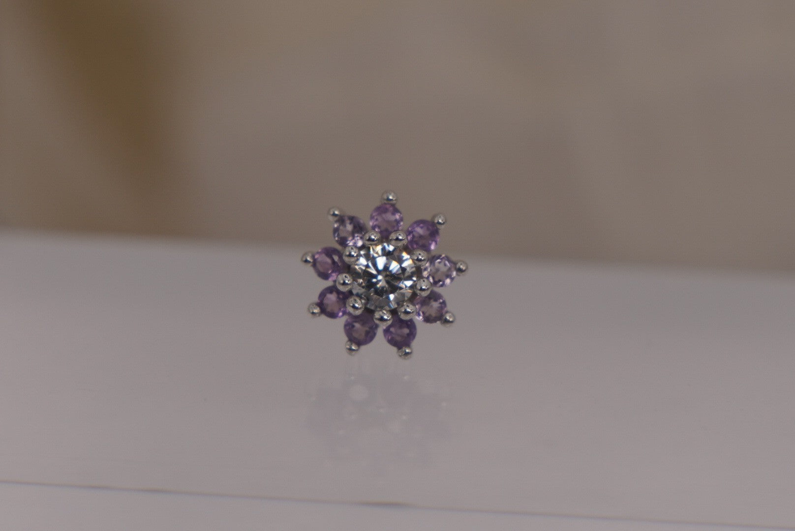 Eloise Flower with Amethyst