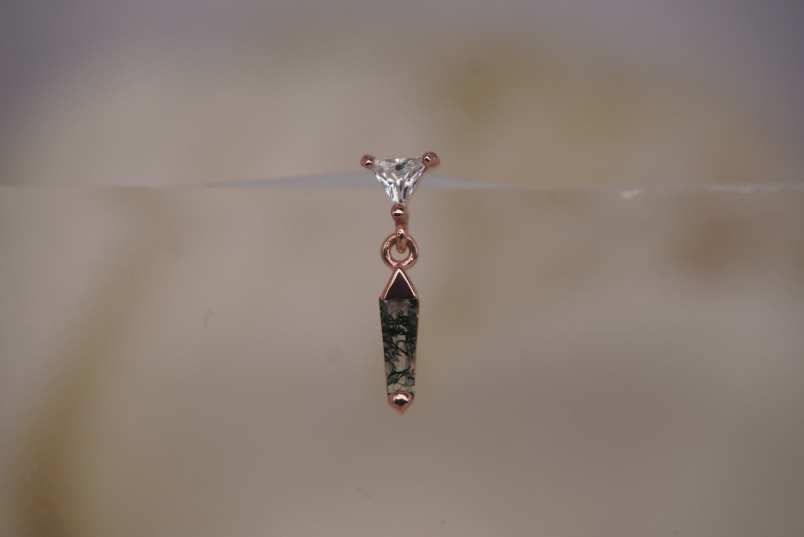 Savvy with Moss Agate