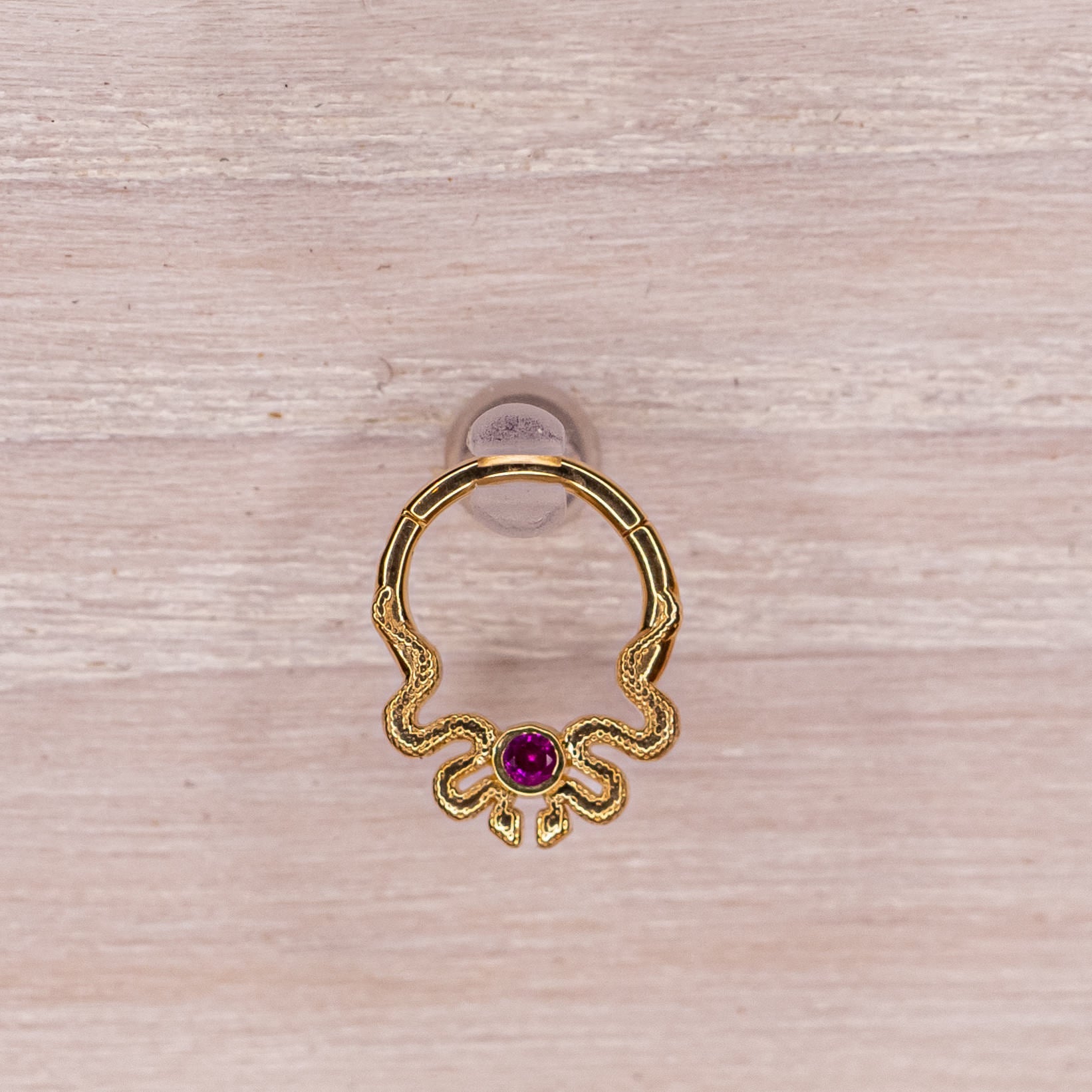 Double Snake Clicker- Rose Gold