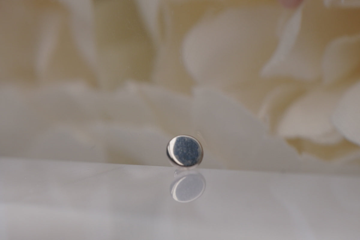 3mm Gold Disc rose gold
