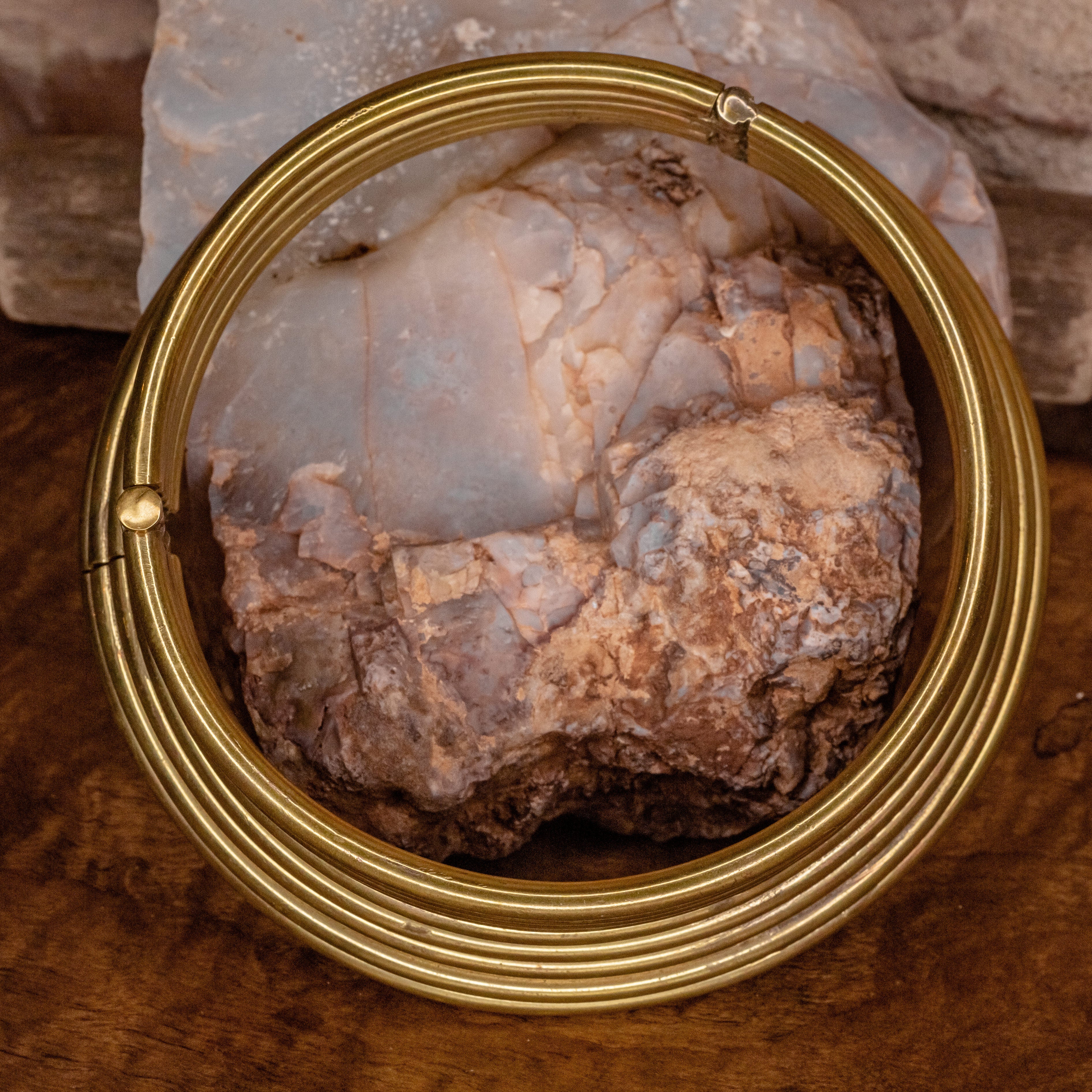 Karen Coil Necklace- Brass