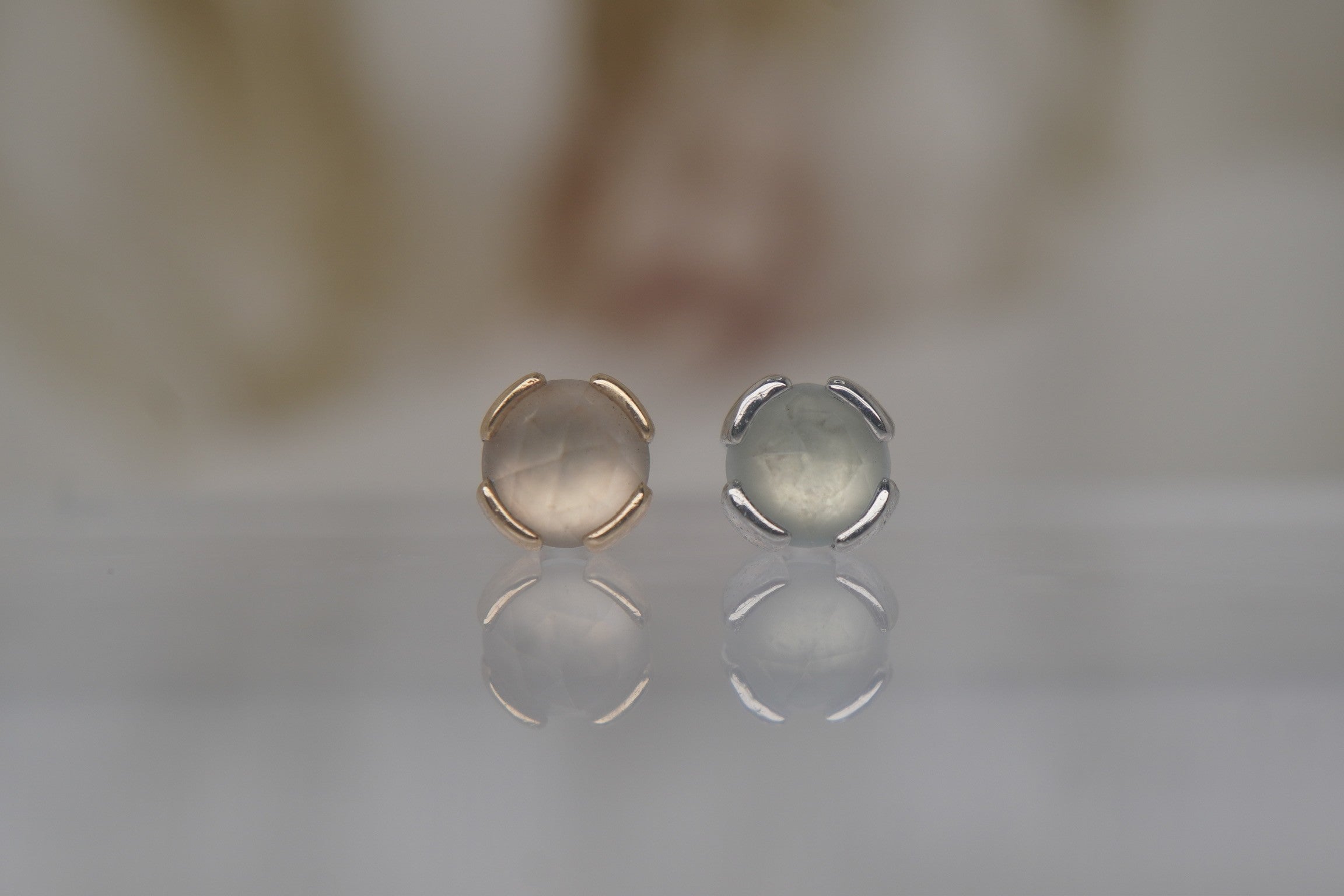 Peekaboo Sandblasted Aquamarine