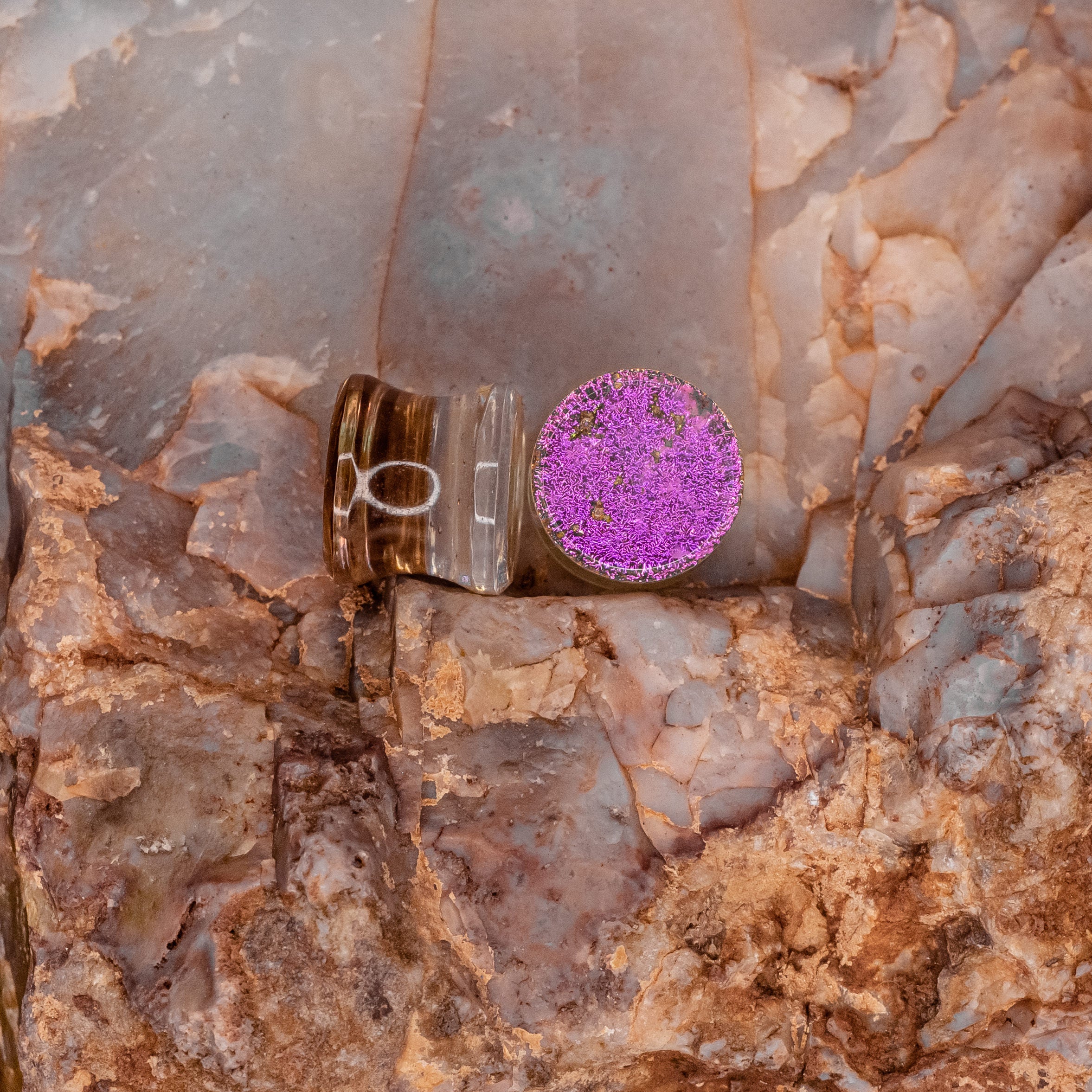 Pink Dichroic 7/16"  DF