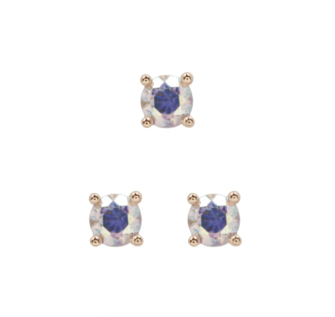 Prong with Mercury Mist Topaz