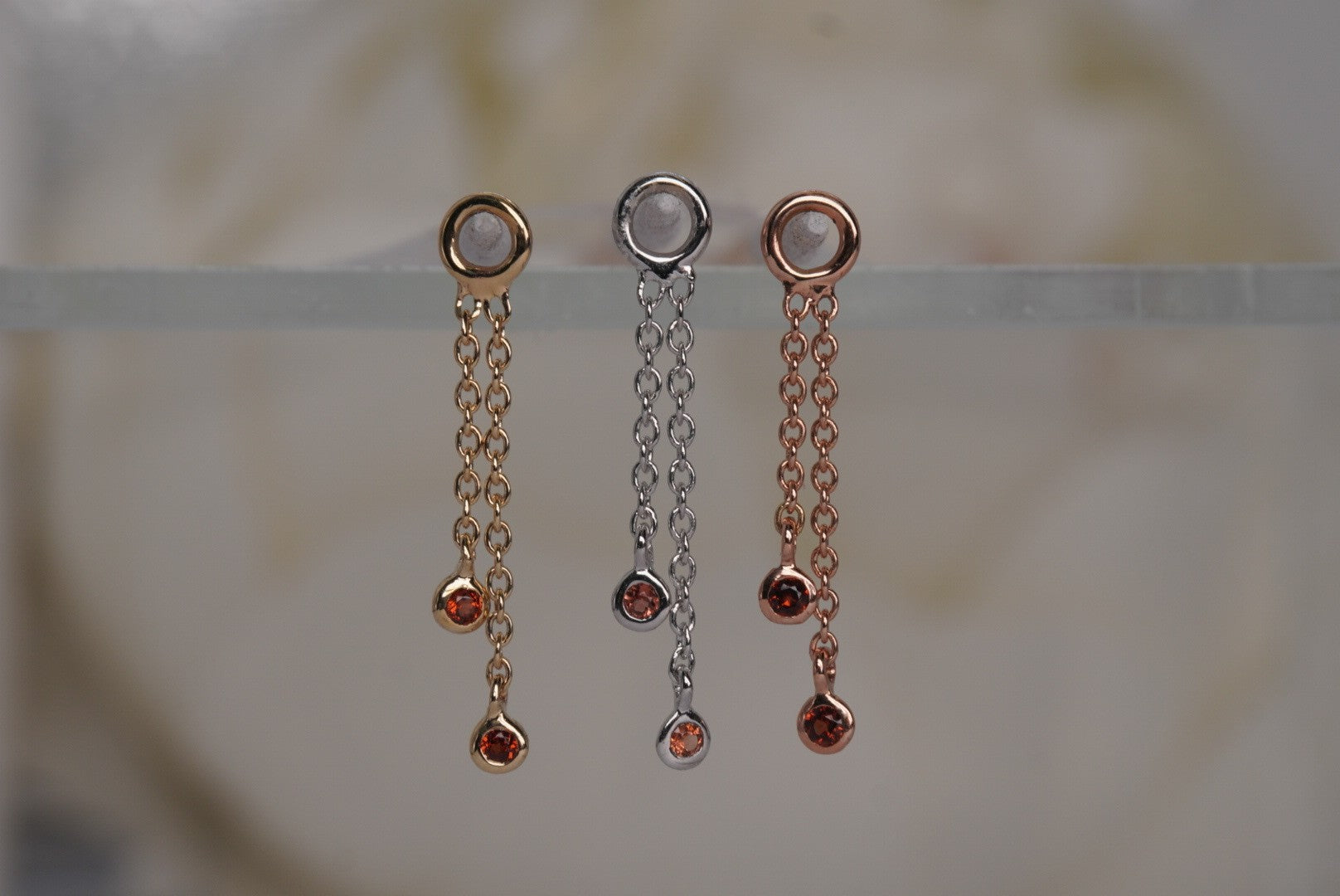 Gemmed Cascade with Garnet