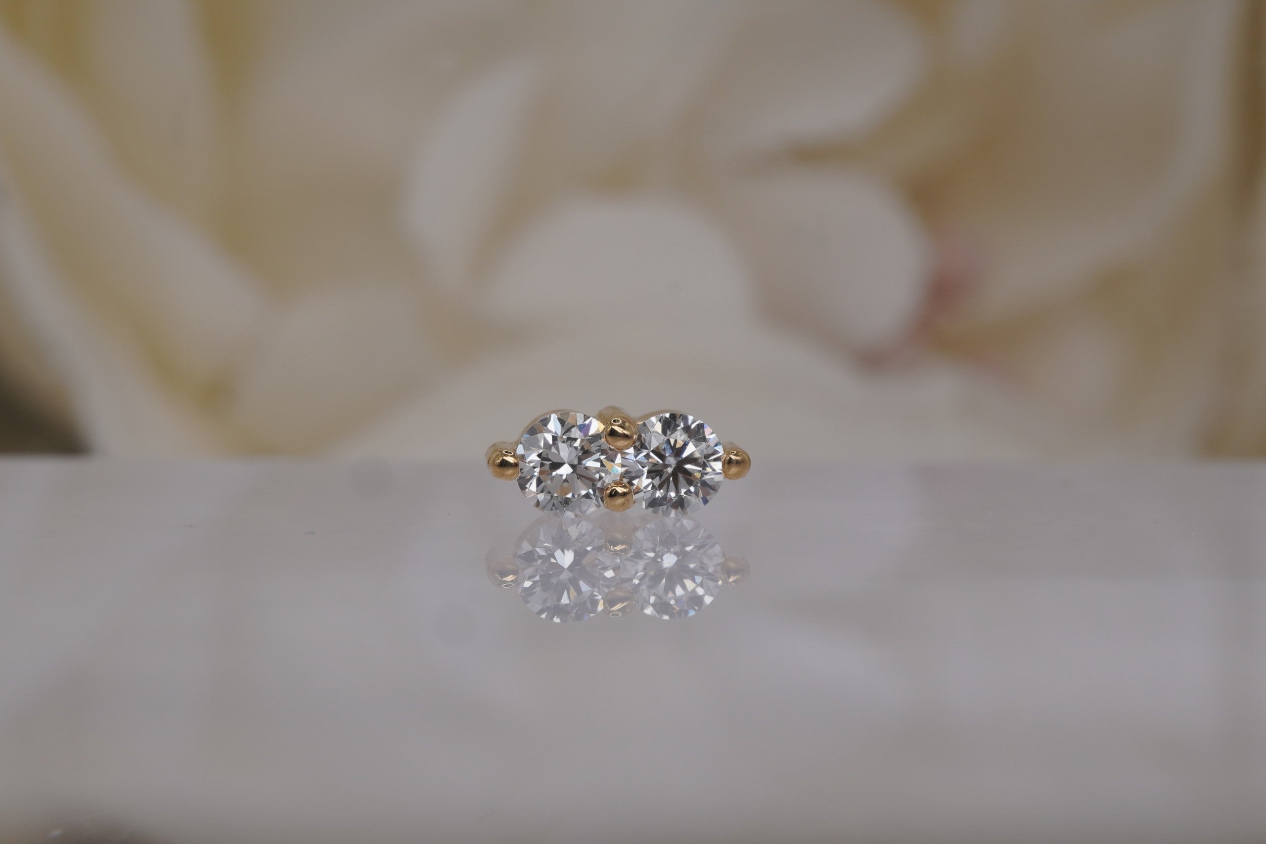 Duo with White Crystals