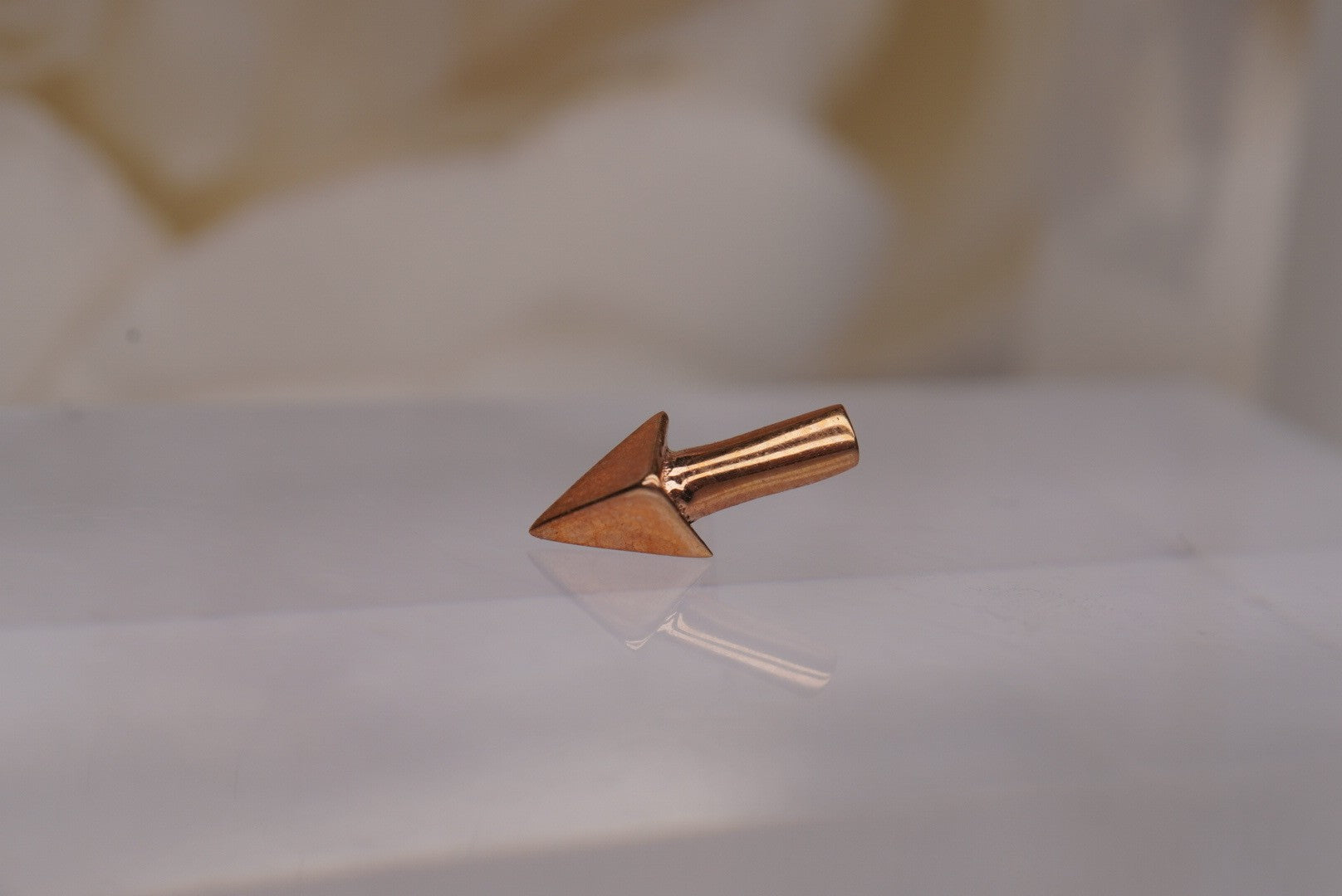 Long Arrowhead in Rose Gold