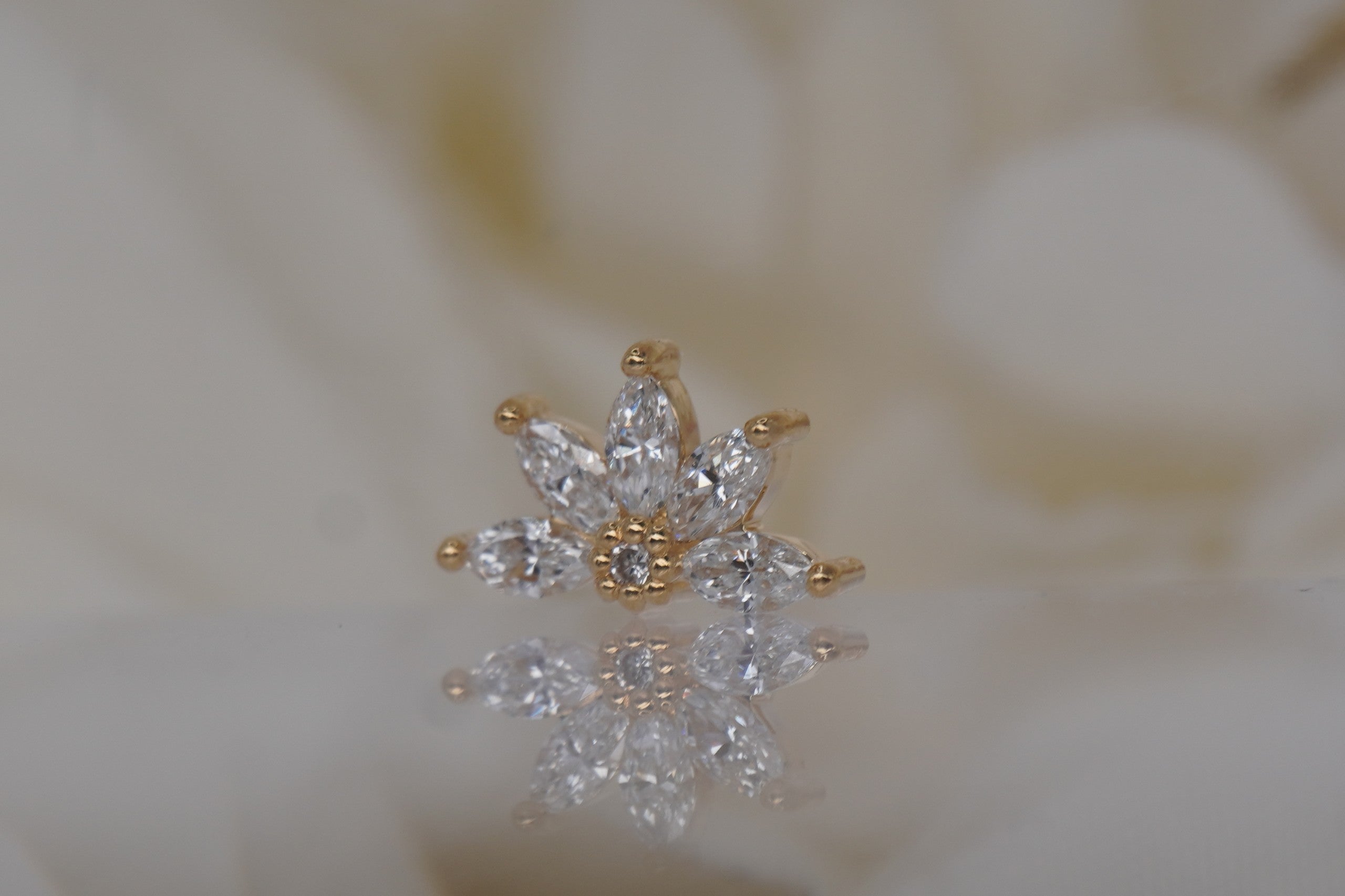 Rhipis with Genuine Lab Grown Diamonds