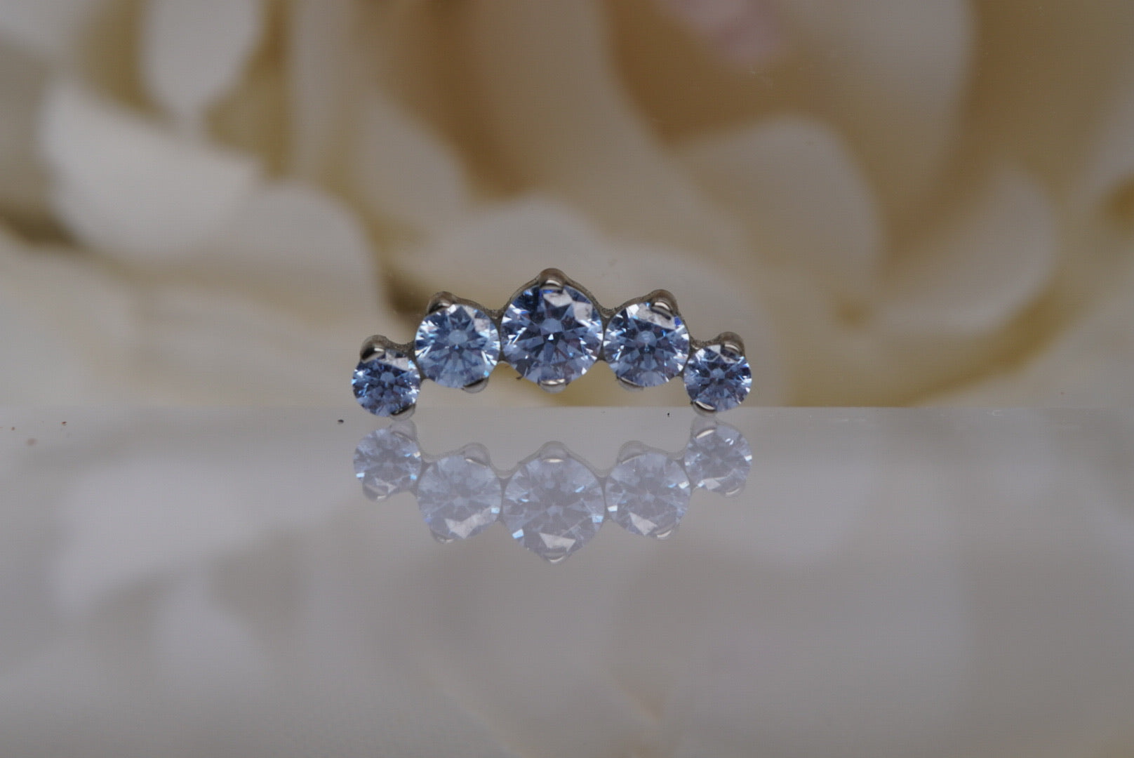 Light Blue & Icy Blue Crystal Prium- 12/14g