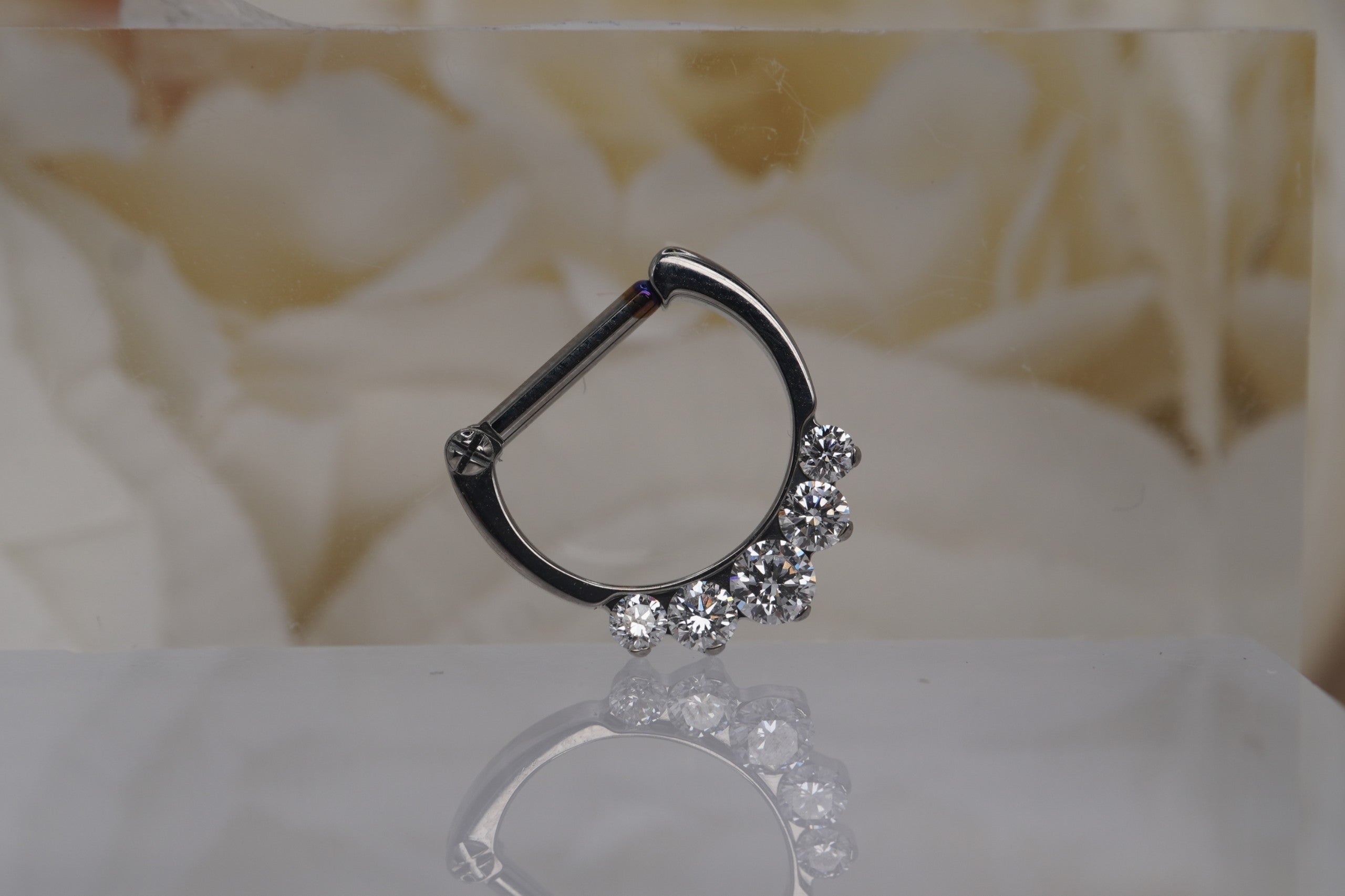 Prium Septum Clicker with Diamonds