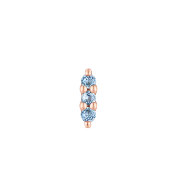 Mishka Prong #3 with London Blue Topaz