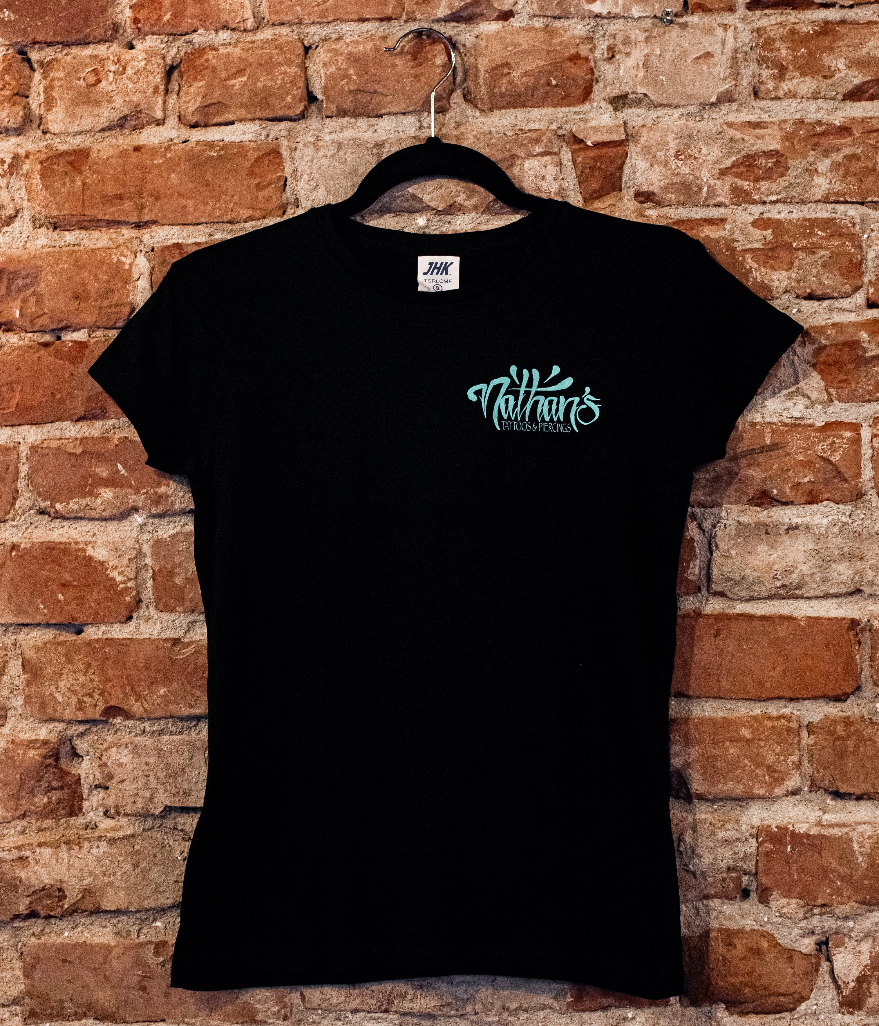 Women's "Nathan's" T-Shirt in Teal- X-LARGE