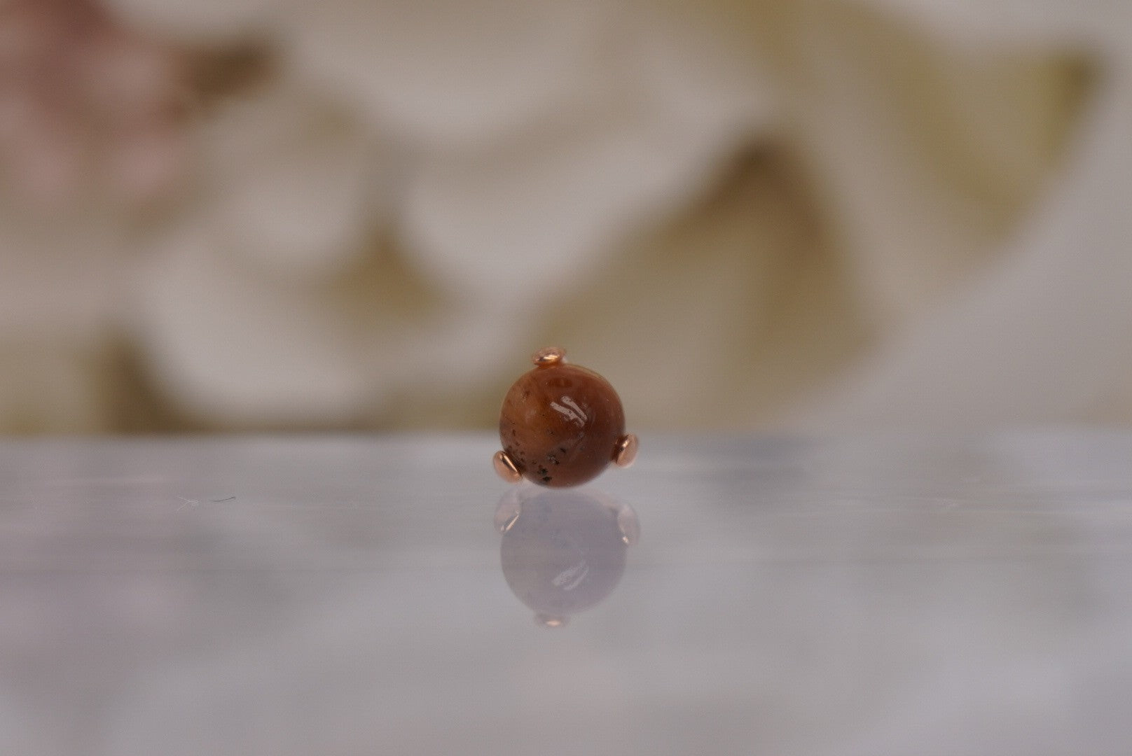 Tigers Eye Prong in Rose Gold