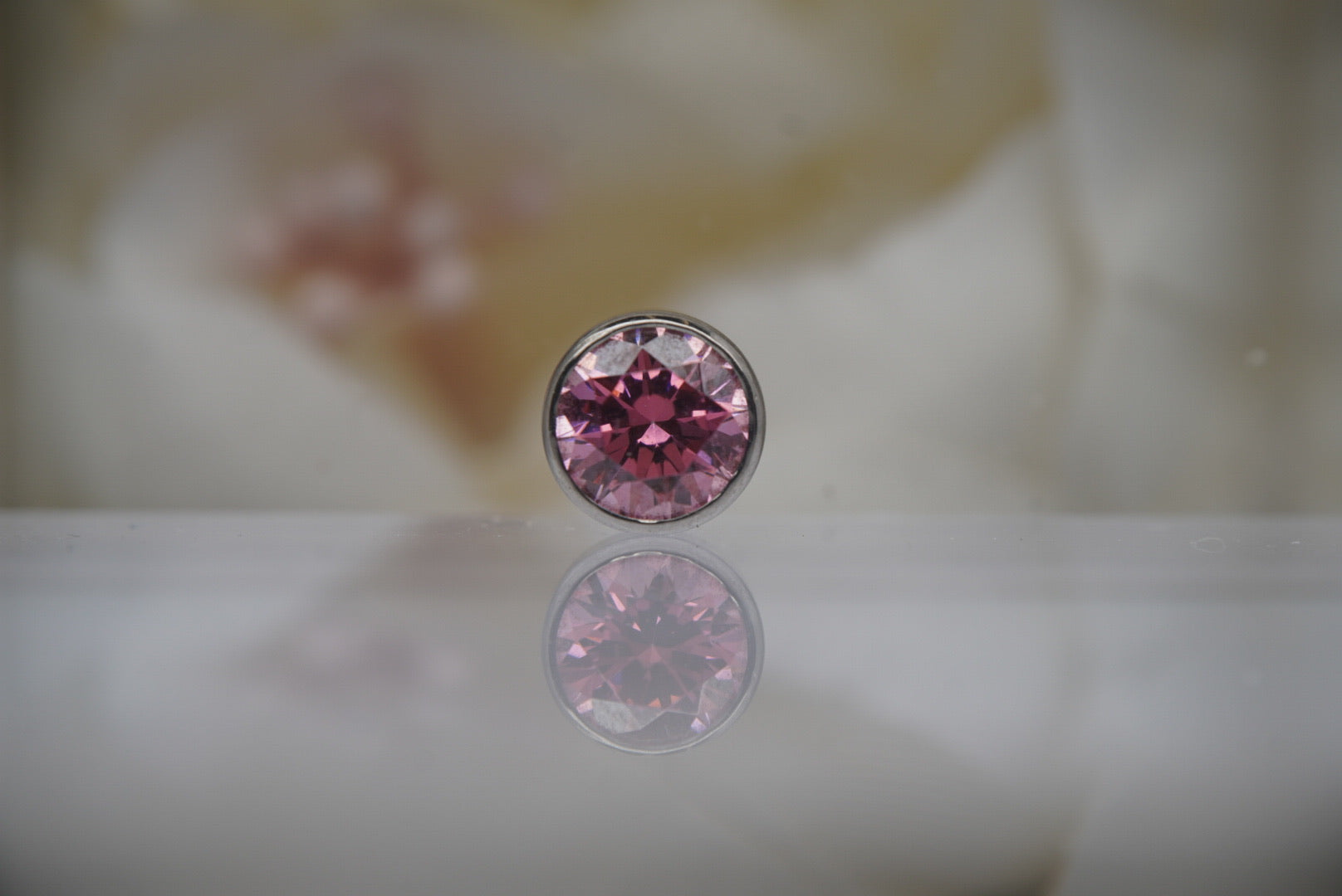 Special Pink Crystal- Bezel