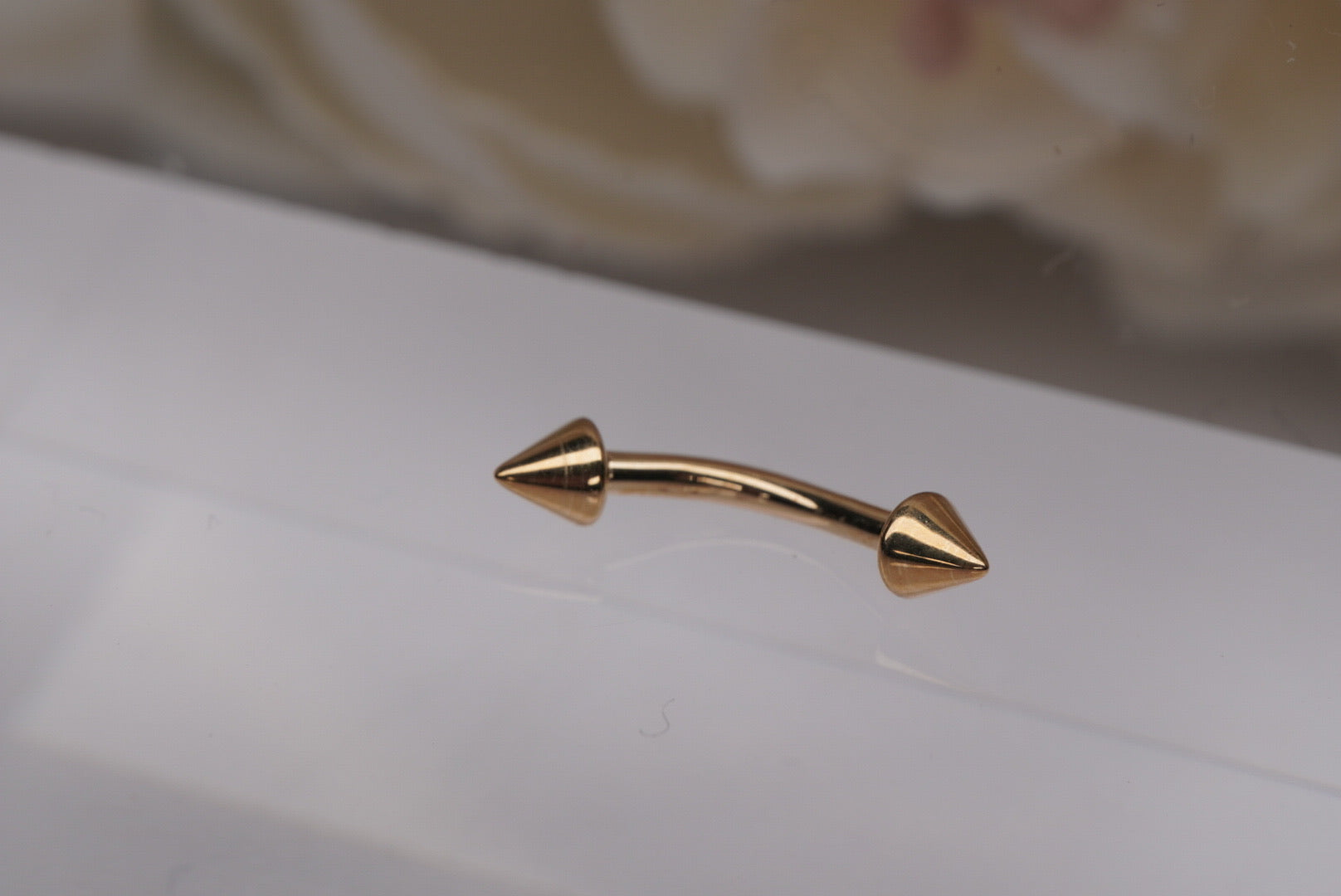 Curved Barbell with Spikes - 16g