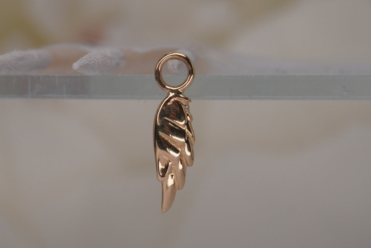 Angel Wing Charm - Forward Facing