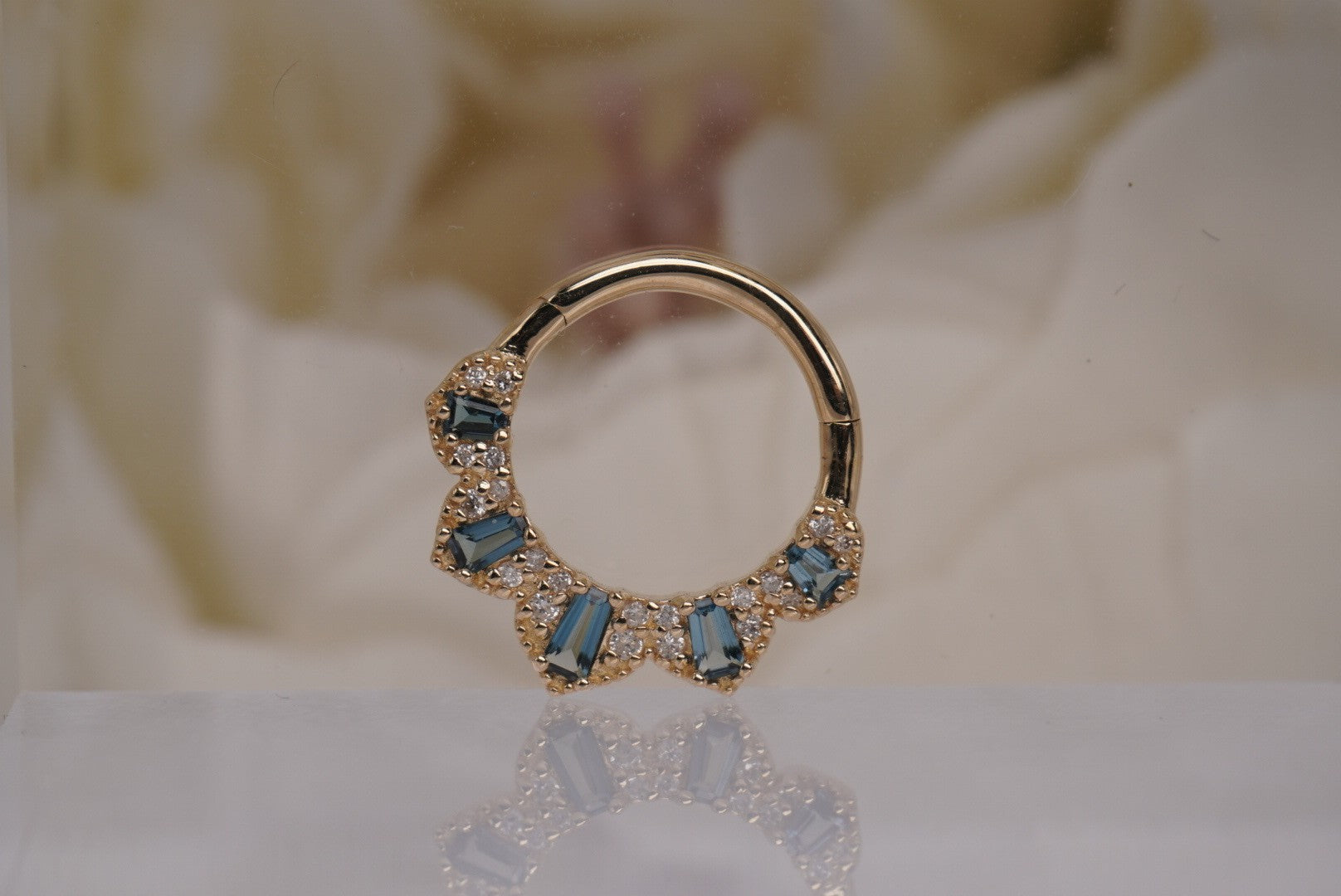 Gilty Pleasure with London Blue Topaz & Genuine Diamonds