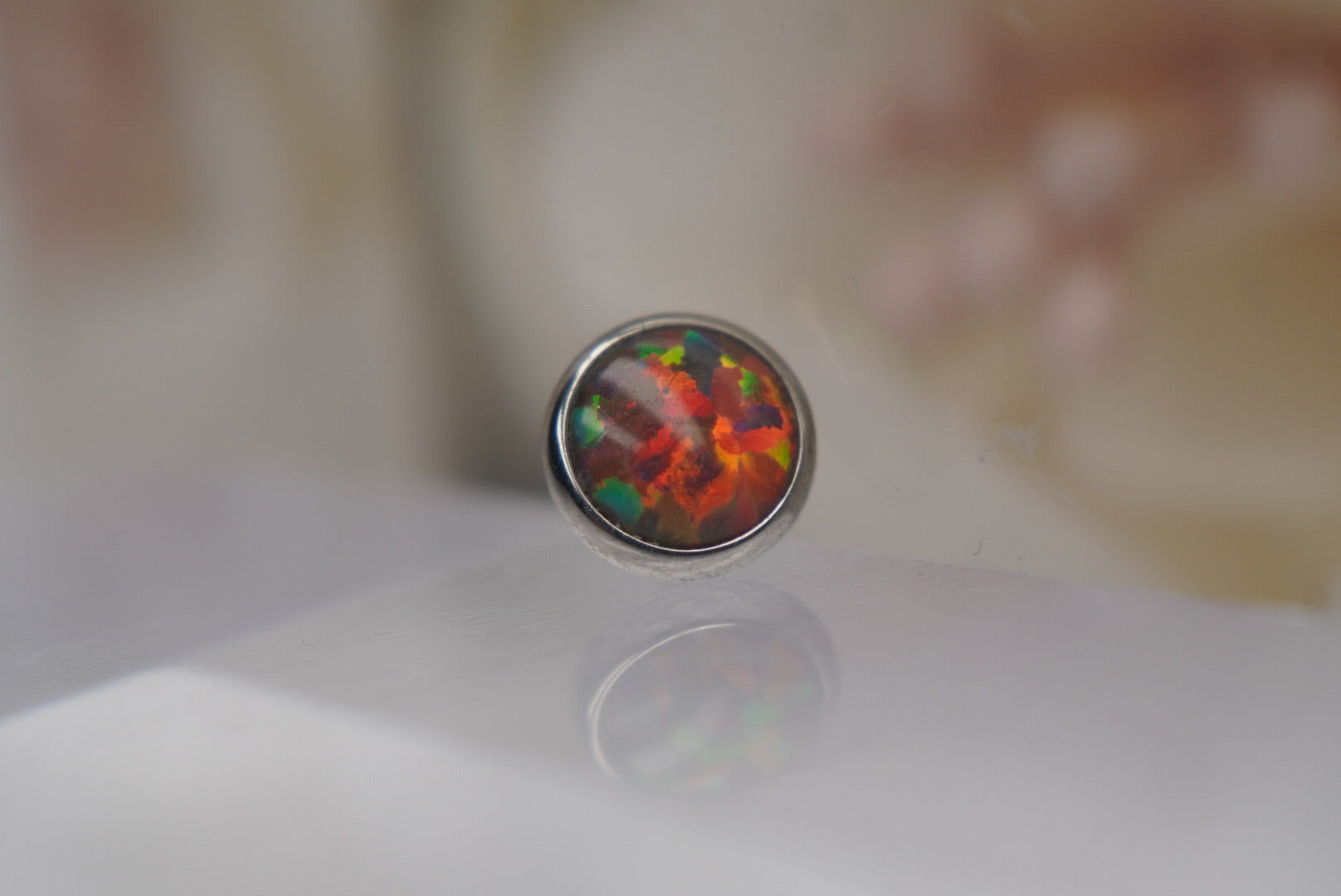 Fire Red Opal- 12/14g