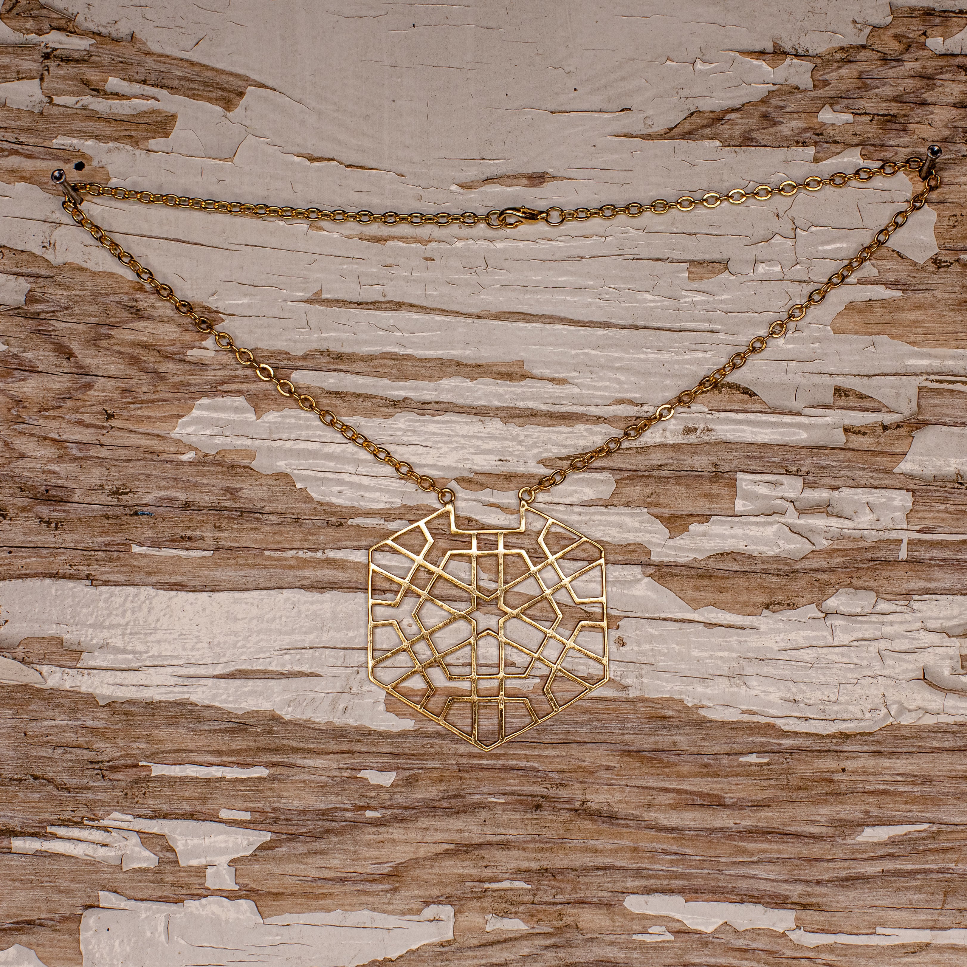 Arabic Necklace- Rose Gold Plated