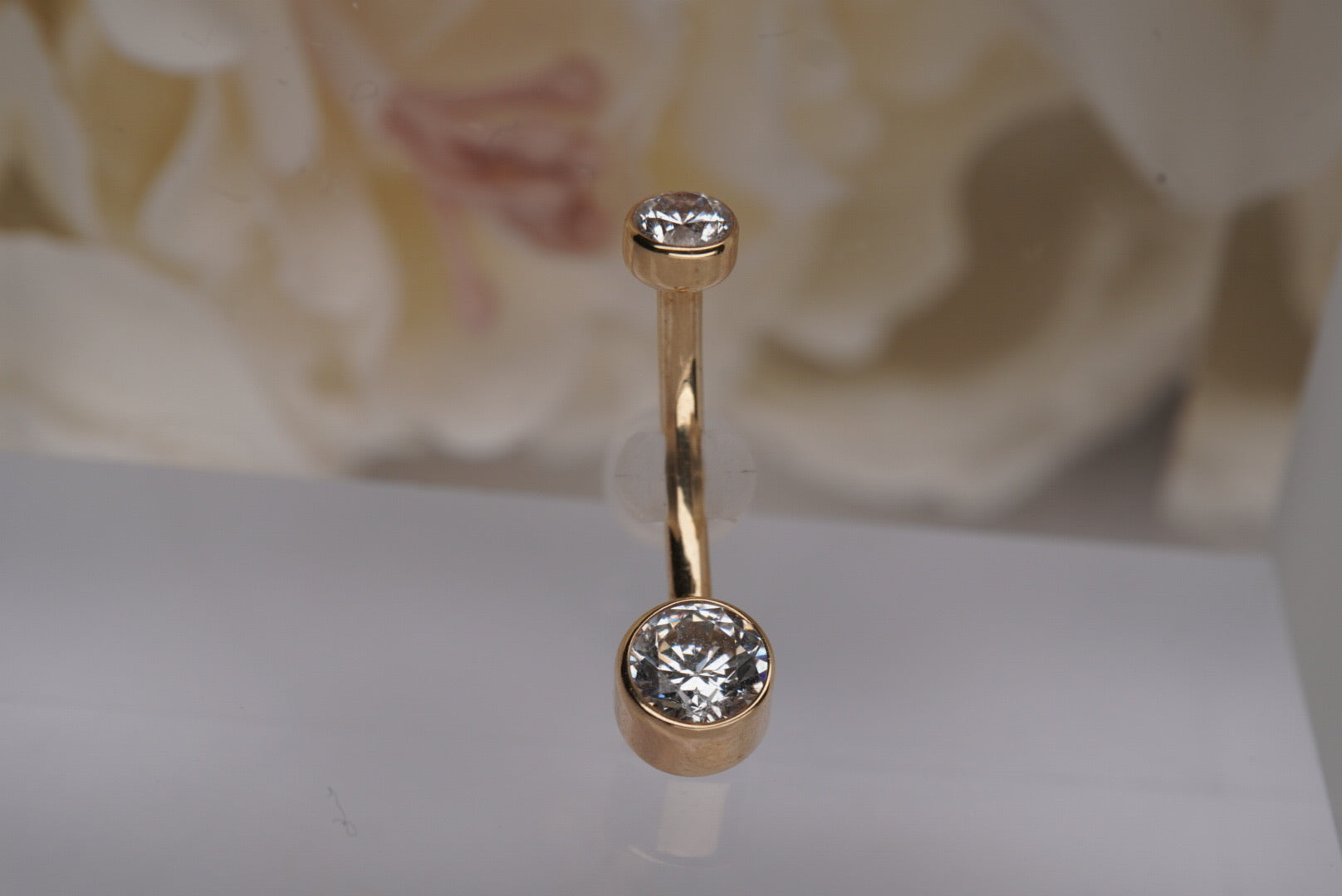5mm Bezel Navel in Yellow Gold