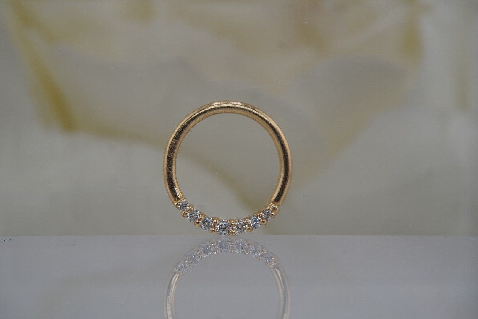 Audrey Seamless Ring- 16g 3/8"