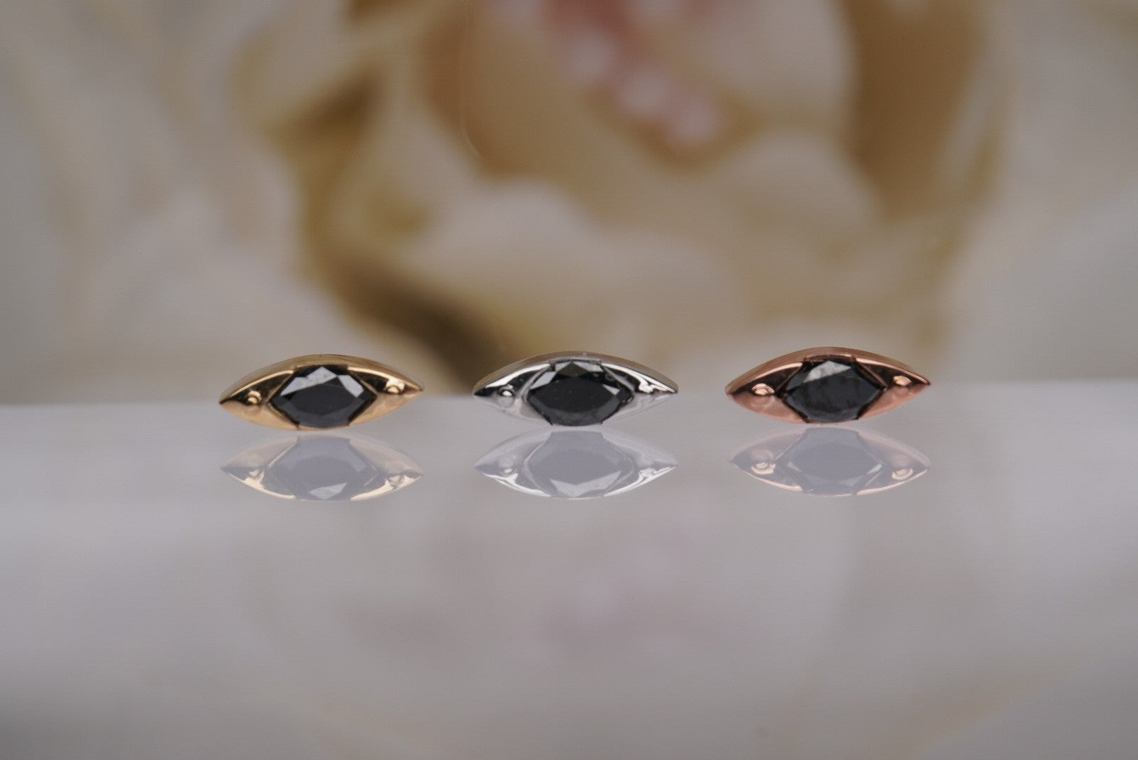Andromeda with Black Diamonds