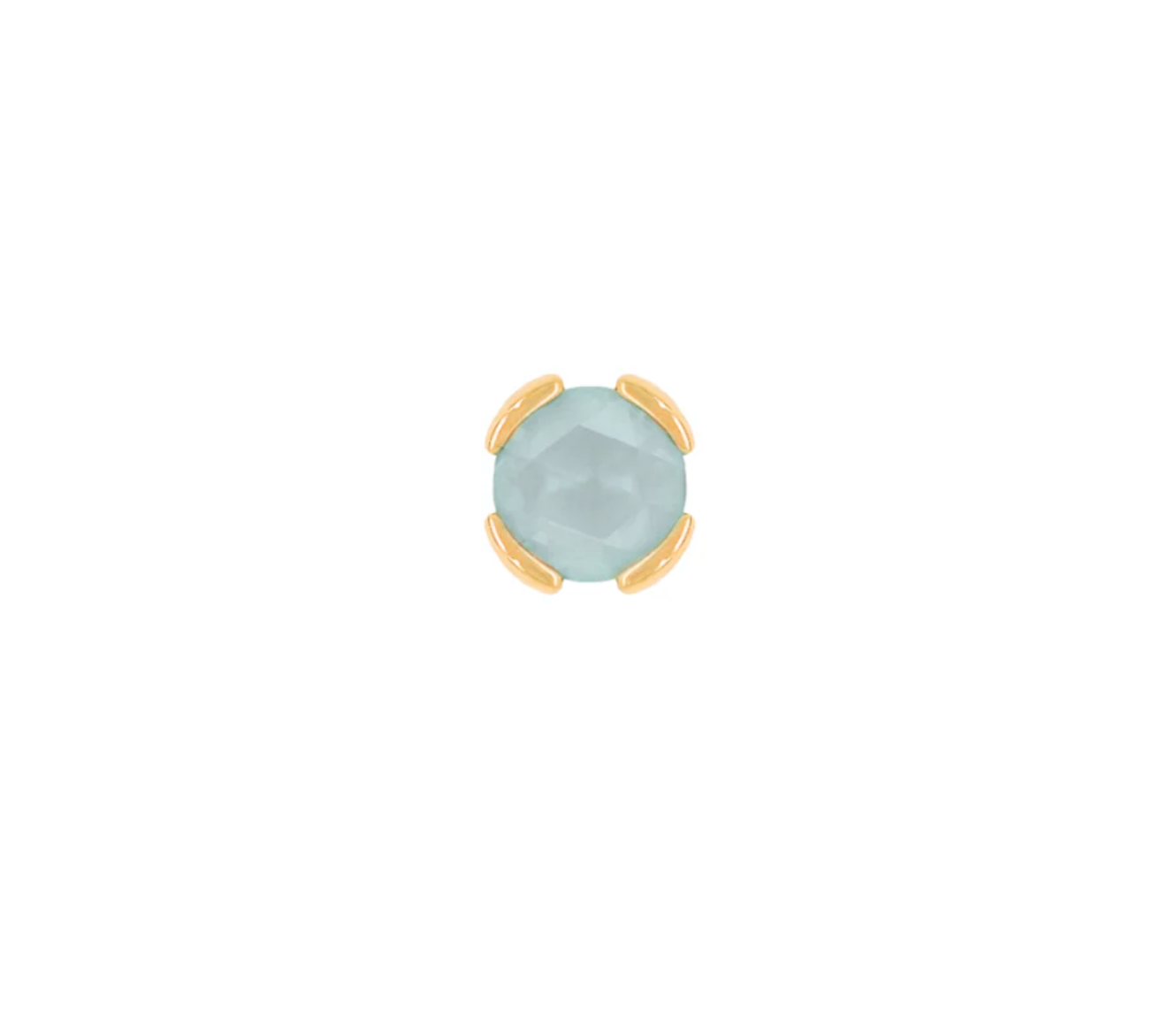 Peekaboo Sandblasted Aquamarine