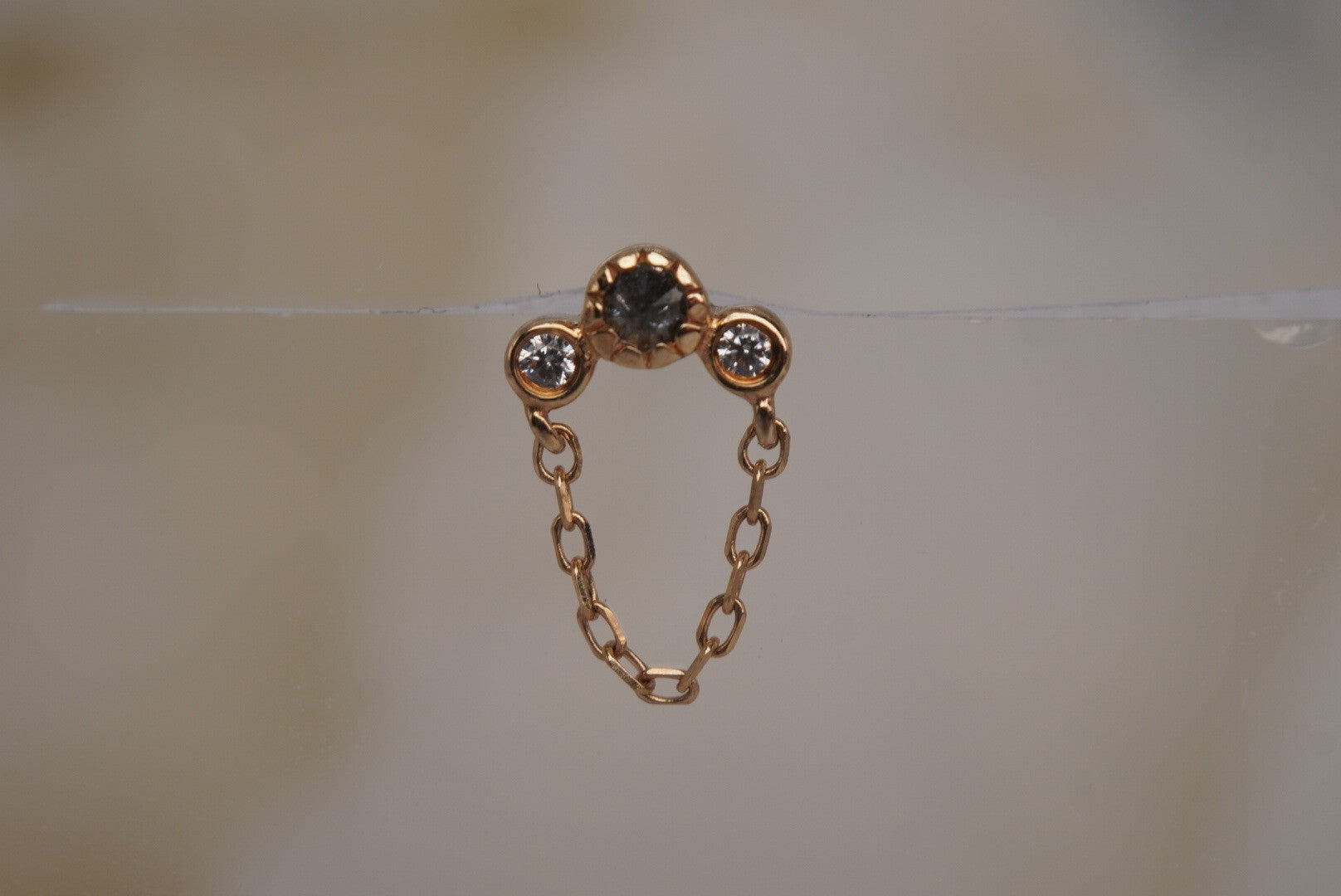 Halston- with Grey Diamonds & White Sapphires
