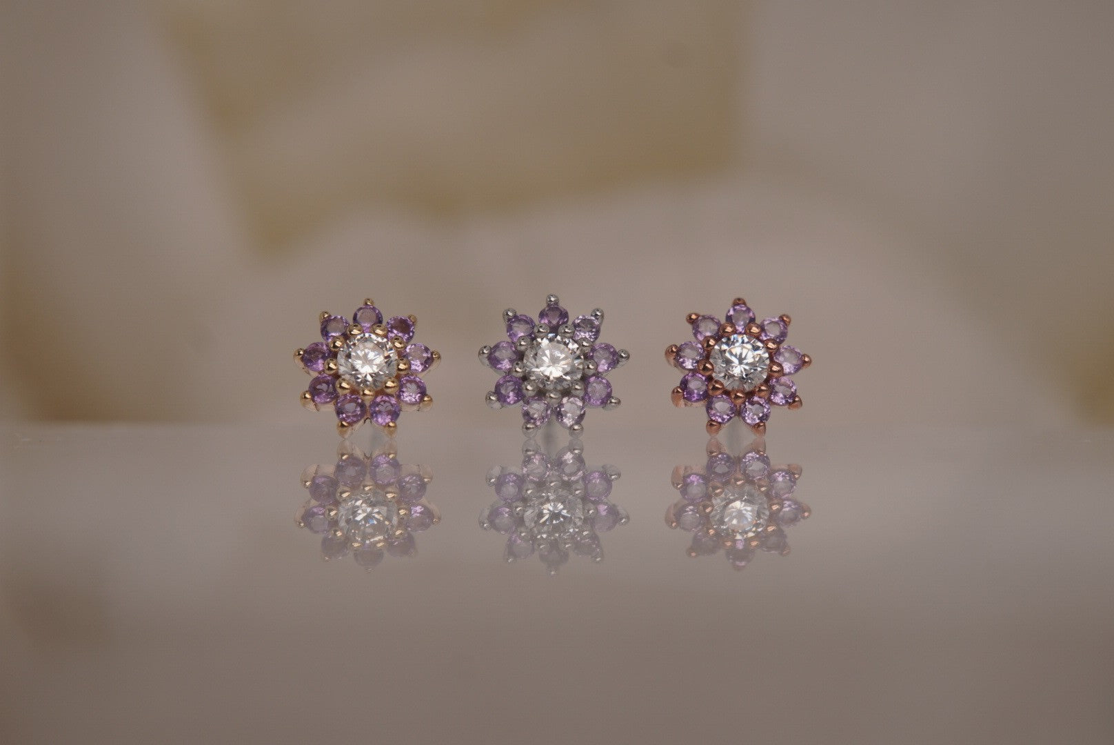 Eloise Flower with Amethyst