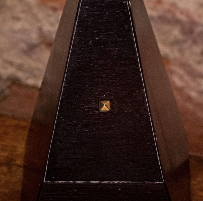 Square Pyramid in Gold- 2.5mm