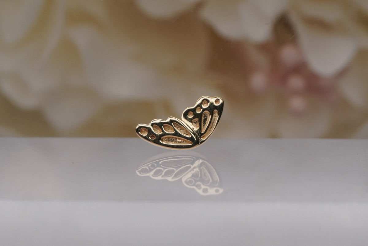 14k Gold "Teter" in yellow gold, side view