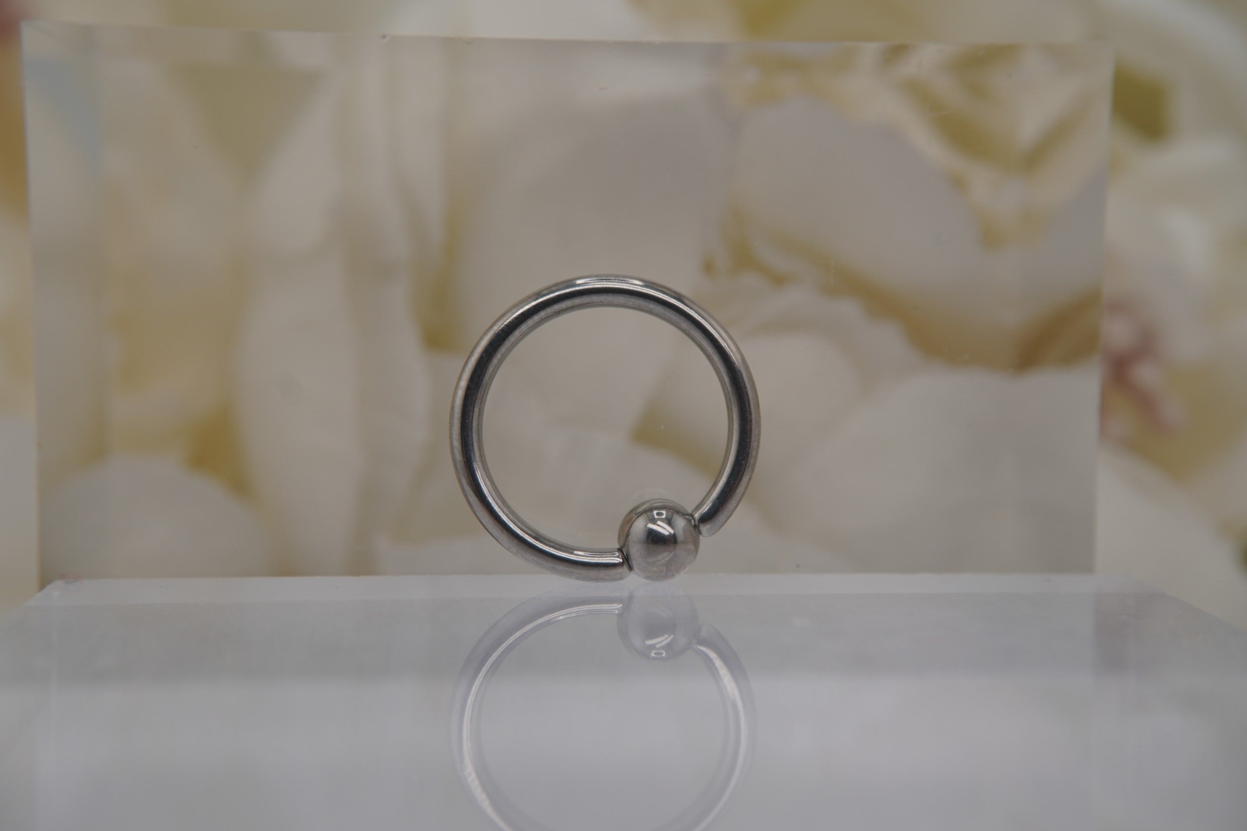 14g Captive Bead Rings- Stainless Steel