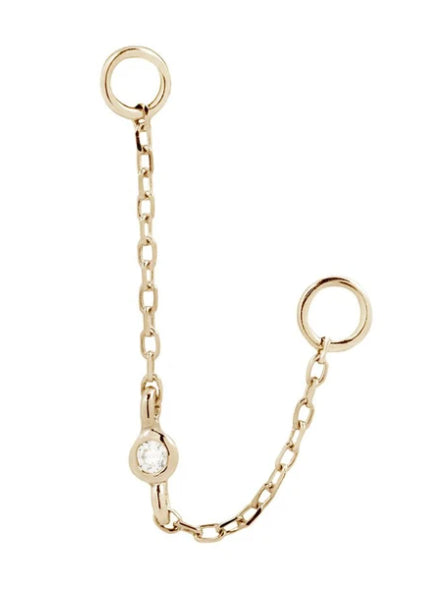Single Chain with a Round Crystal