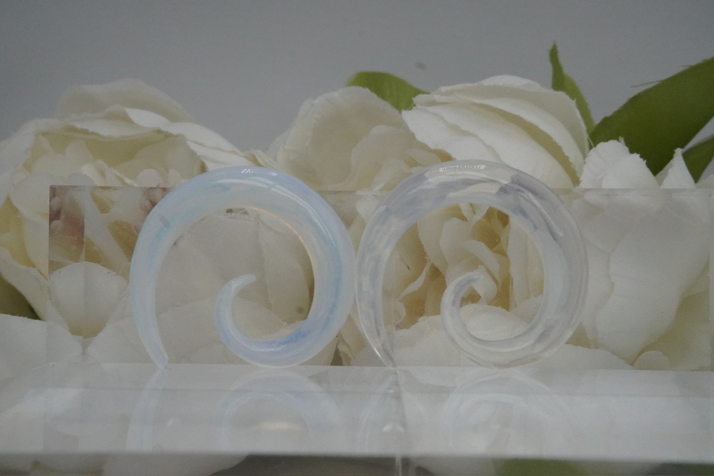 Iridescent Glass Spirals - 2g